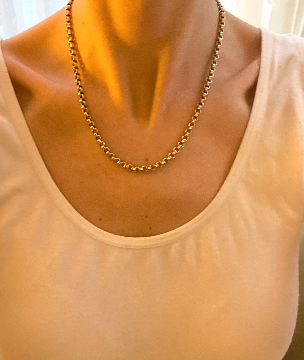 Amy - THIRD Payment Victorian, 18 inch, 9ct Gold Belcher Chain (16.75g)