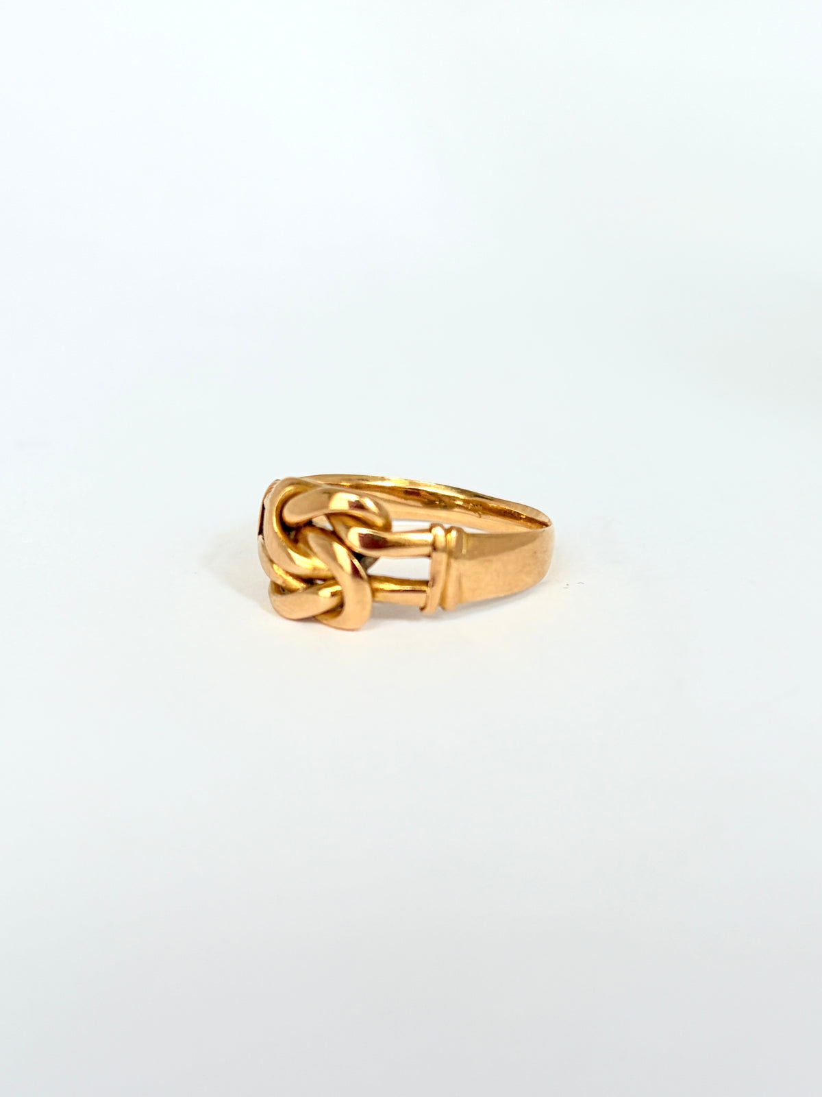 Antique, 18ct Gold Lovers Knot Ring, 4.13g