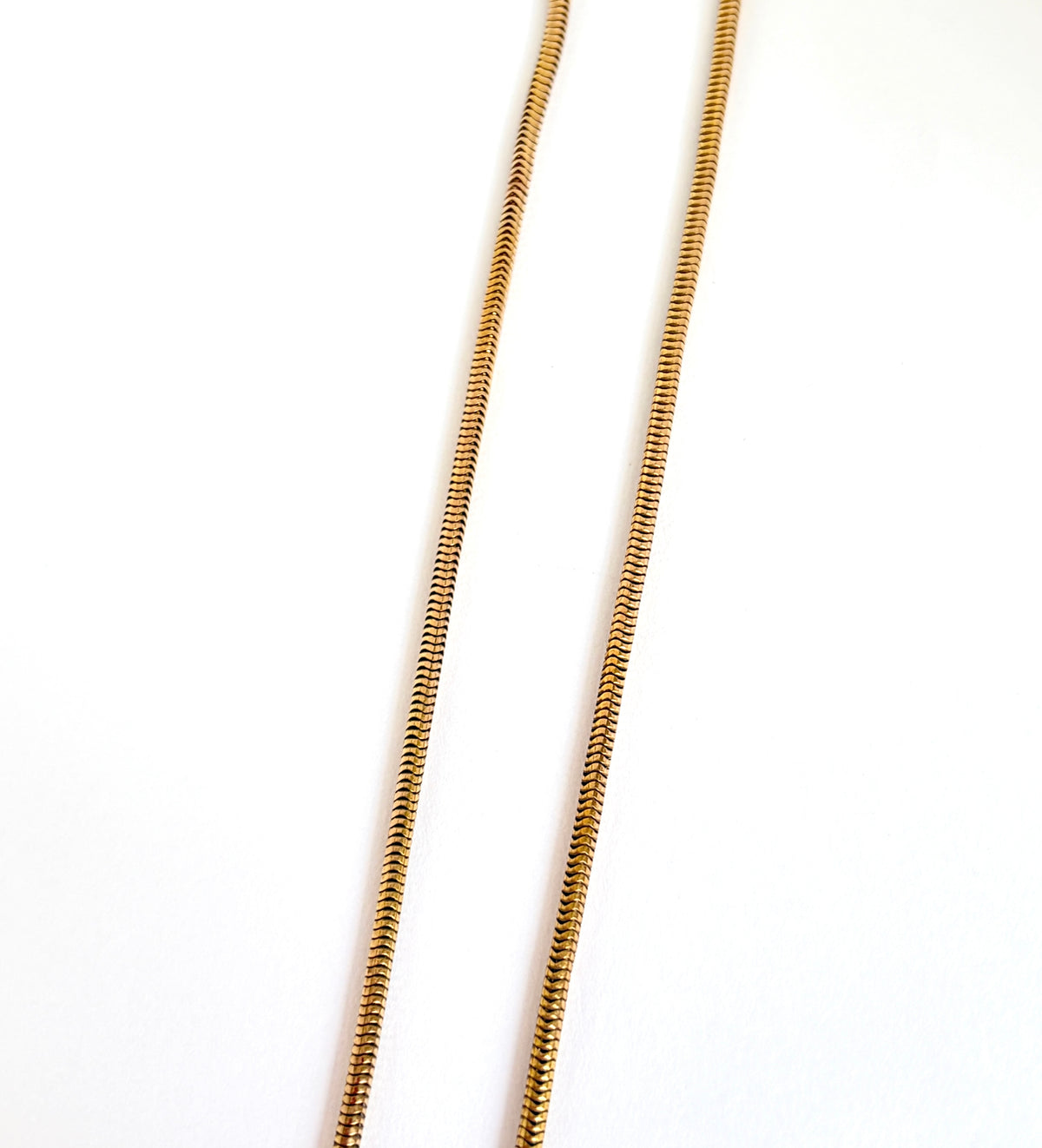 Vintage, 9ct Gold Snake Chain, 16 inches and 7.66g
