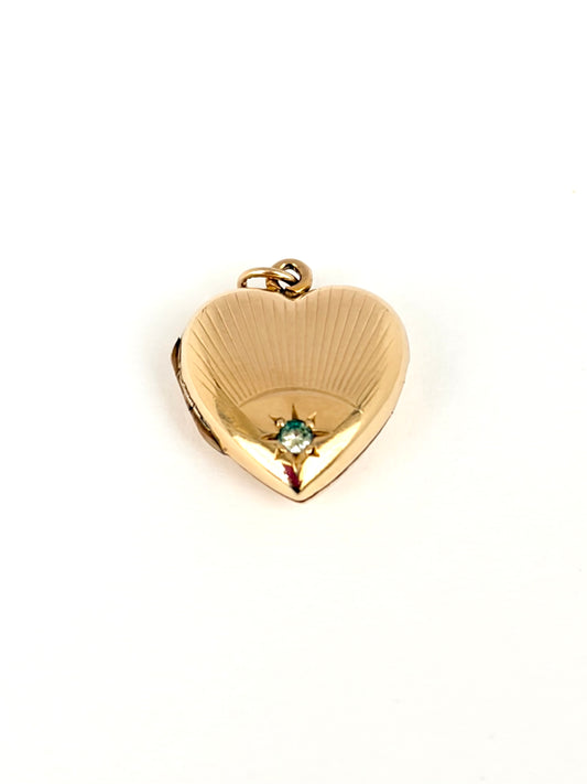 Vintage, 9ct Gold (F&B) Heart Locket