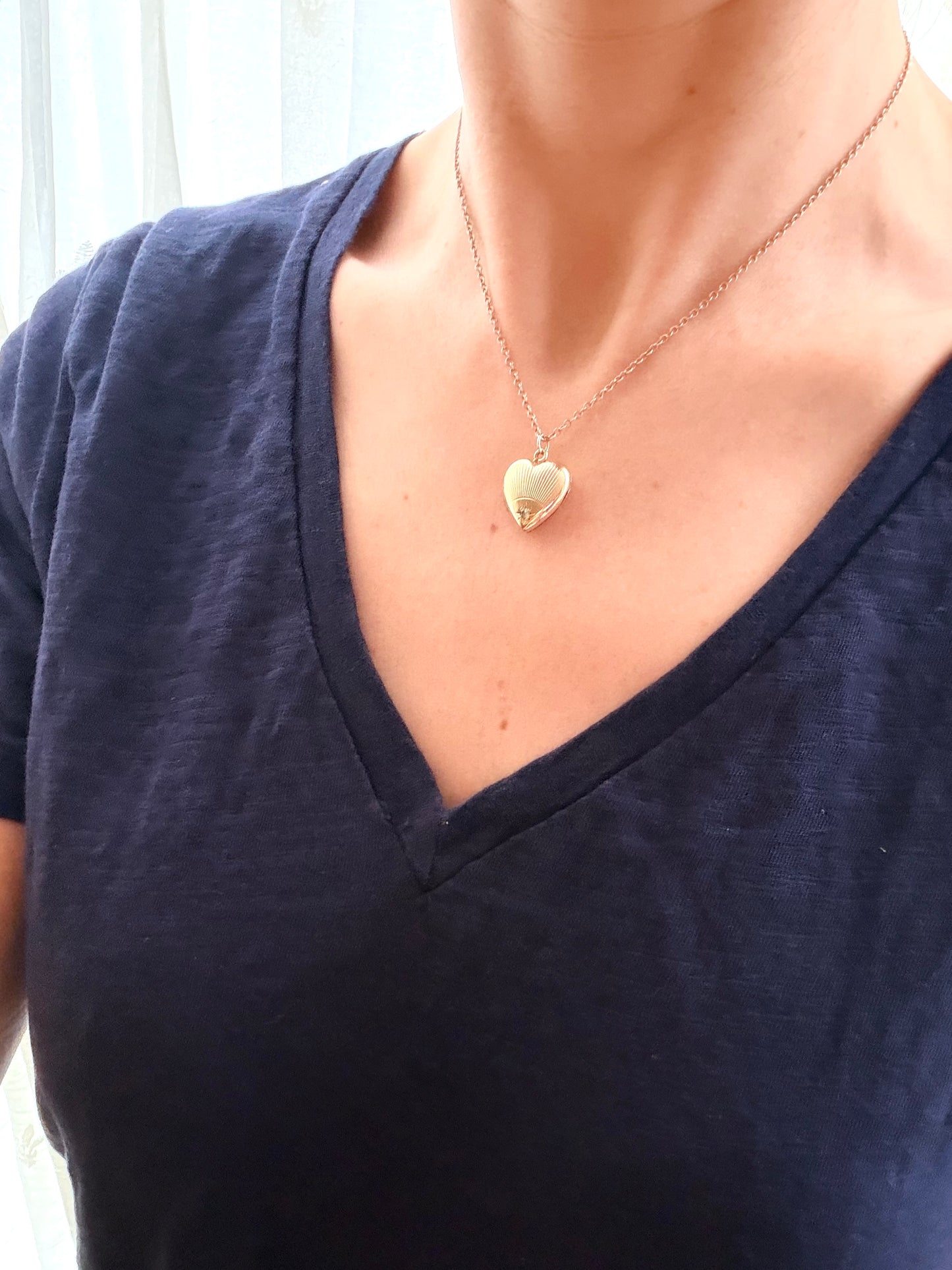 Vintage, 9ct Gold (F&B) Heart Locket