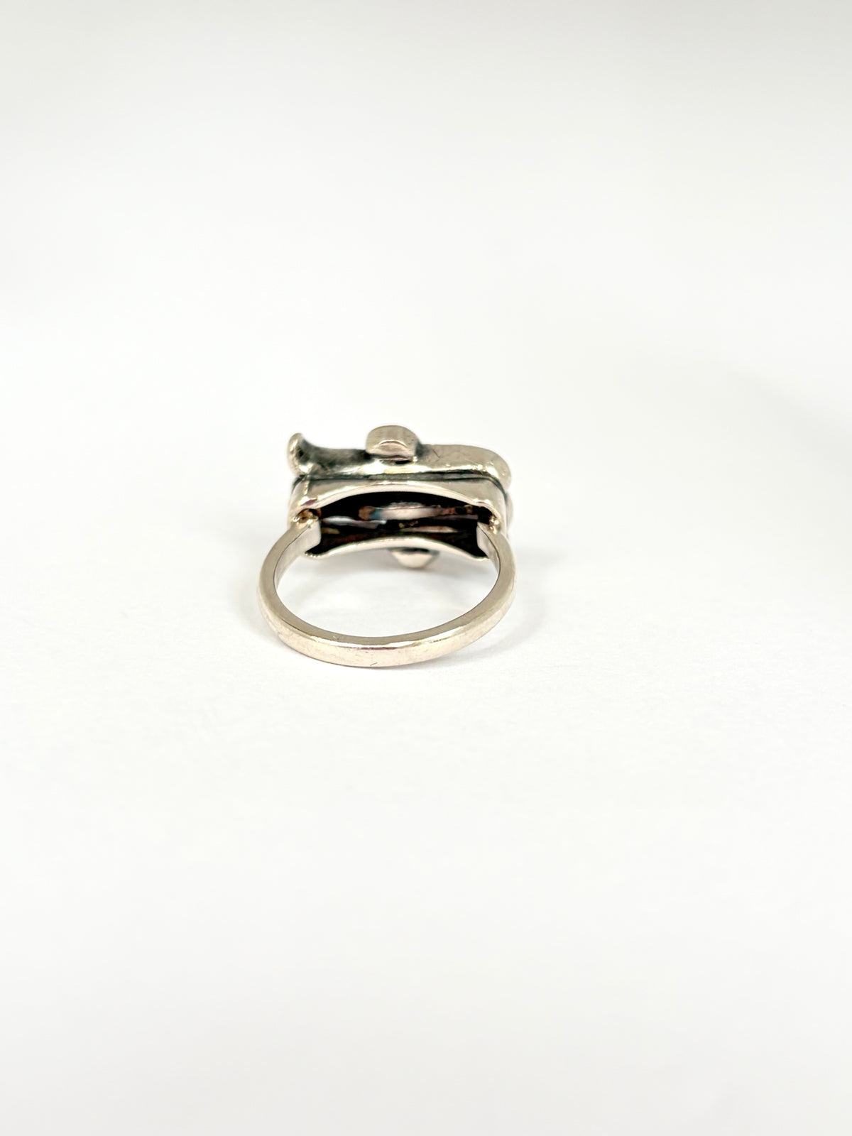 Art Deco, 18ct Gold and Silver Ruby and Diamond Ring