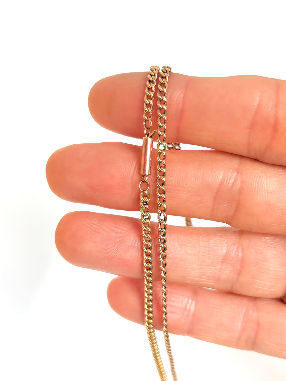 9ct Gold Vintage Chain, 18 inches, 3.13g