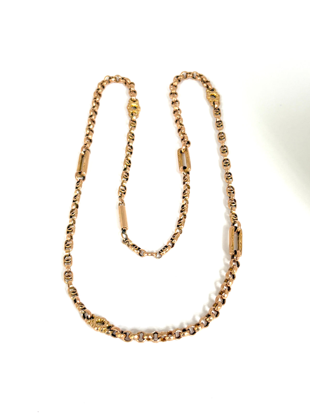 Chunky, Fancy Link Gold Belcher Chain, 11.03g and 20 inches