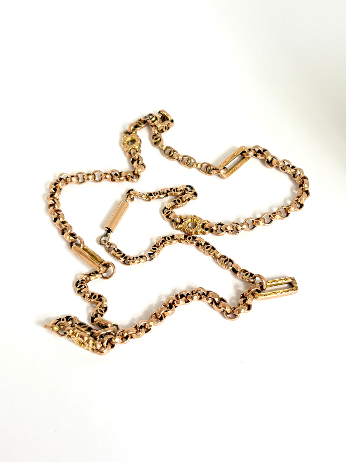 Chunky, Fancy Link Gold Belcher Chain, 11.03g and 20 inches