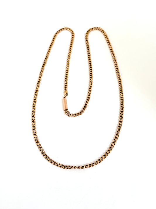 9ct Gold Vintage Chain, 18 inches, 3.13g