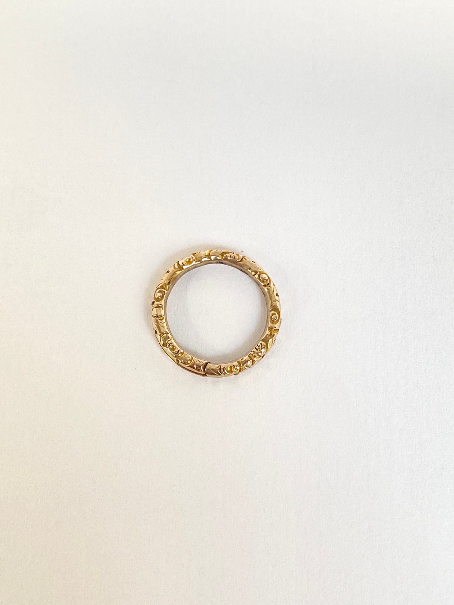 Small, Victorian, 9ct Gold Split Ring