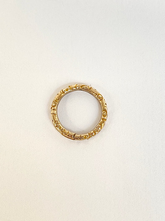 Small, Victorian, 9ct Gold Split Ring