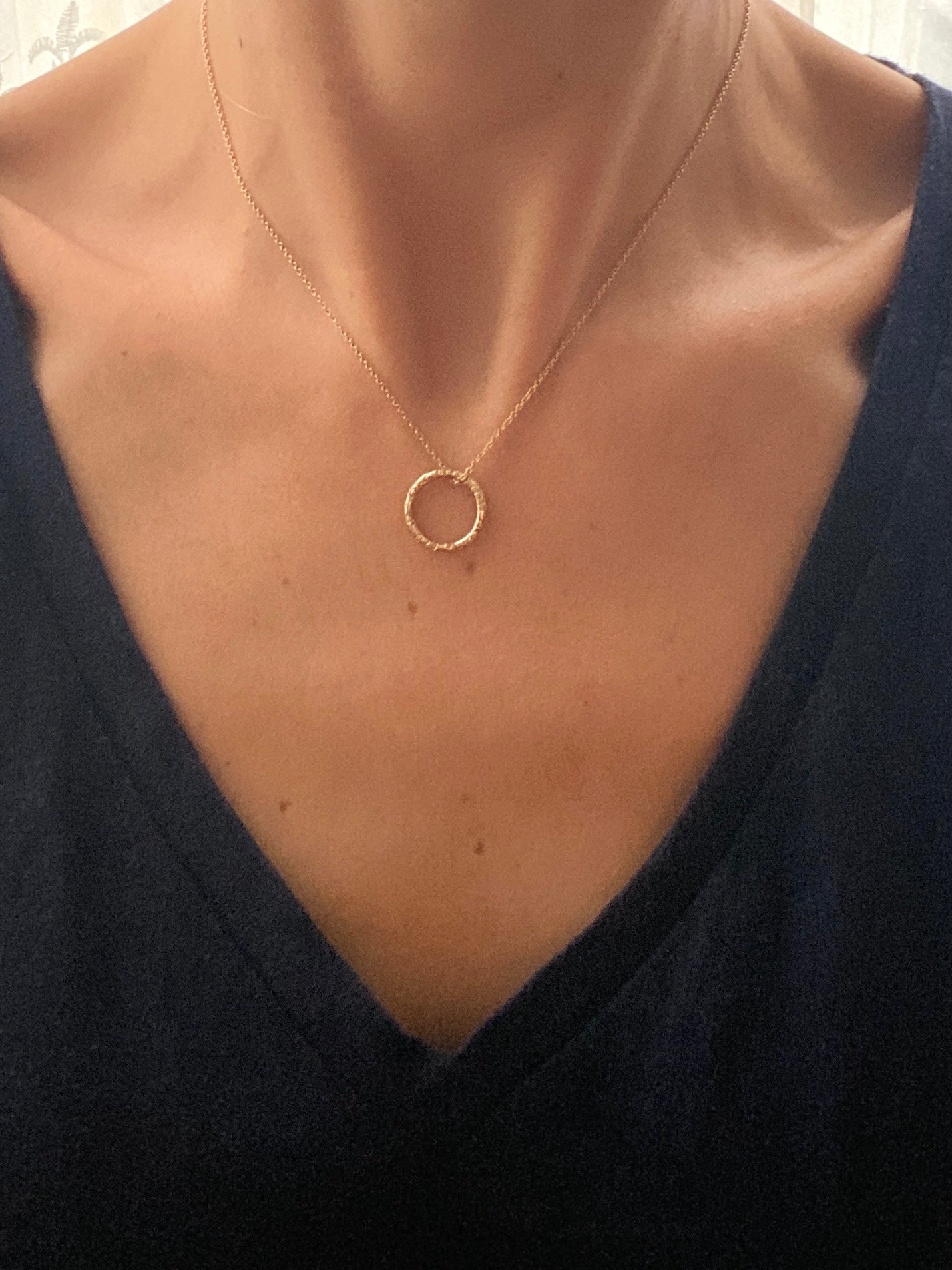 Small, Victorian, 9ct Gold Split Ring