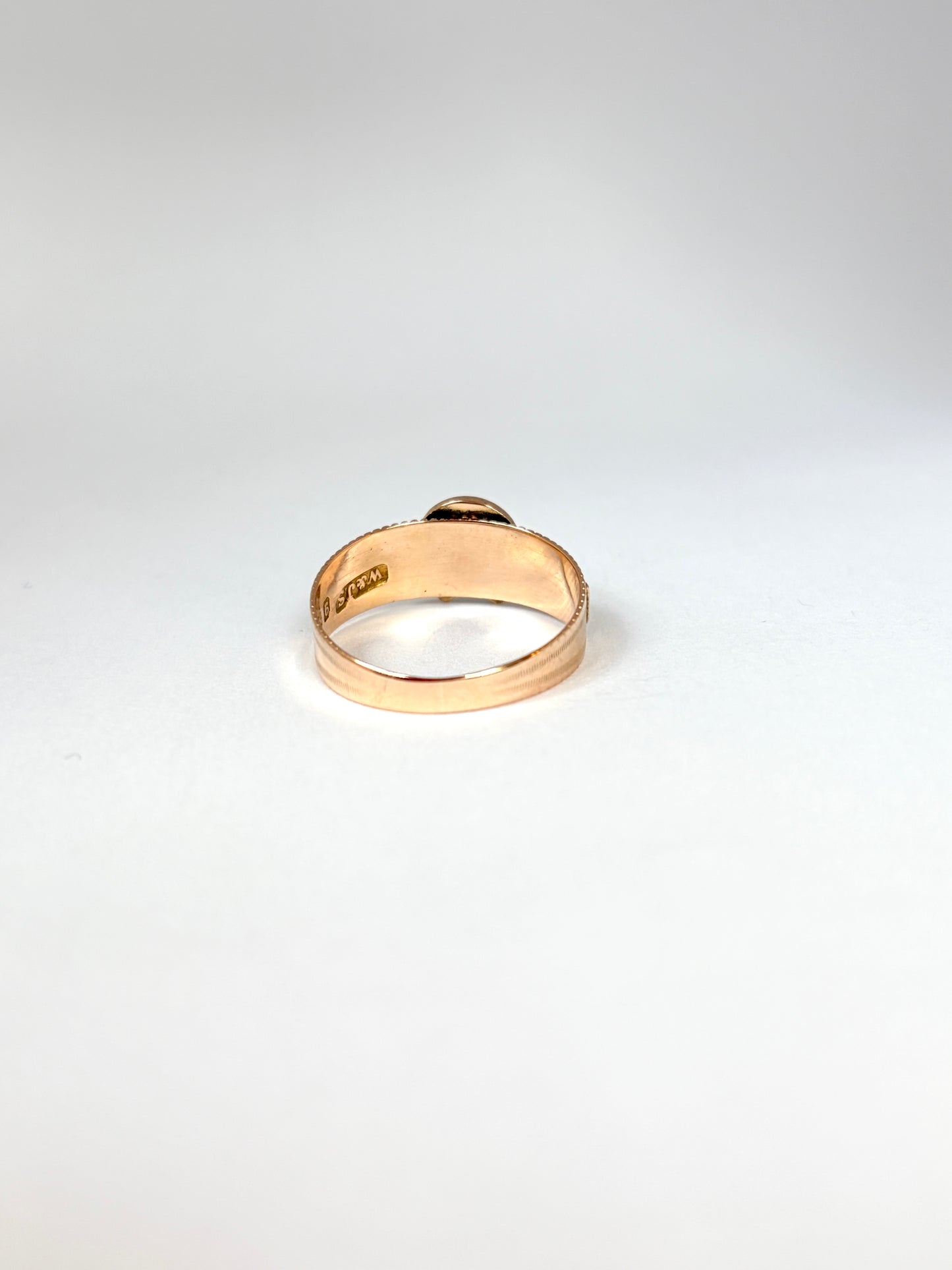 Antique, 9ct Yellow Gold Mizpah Ring, Hallmarked Birmingham, 1900