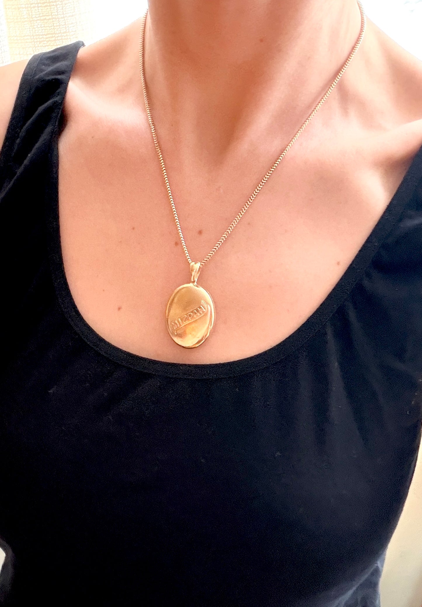 Antique, 15ct Gold 'Mizpah' Locket, 10.41g
