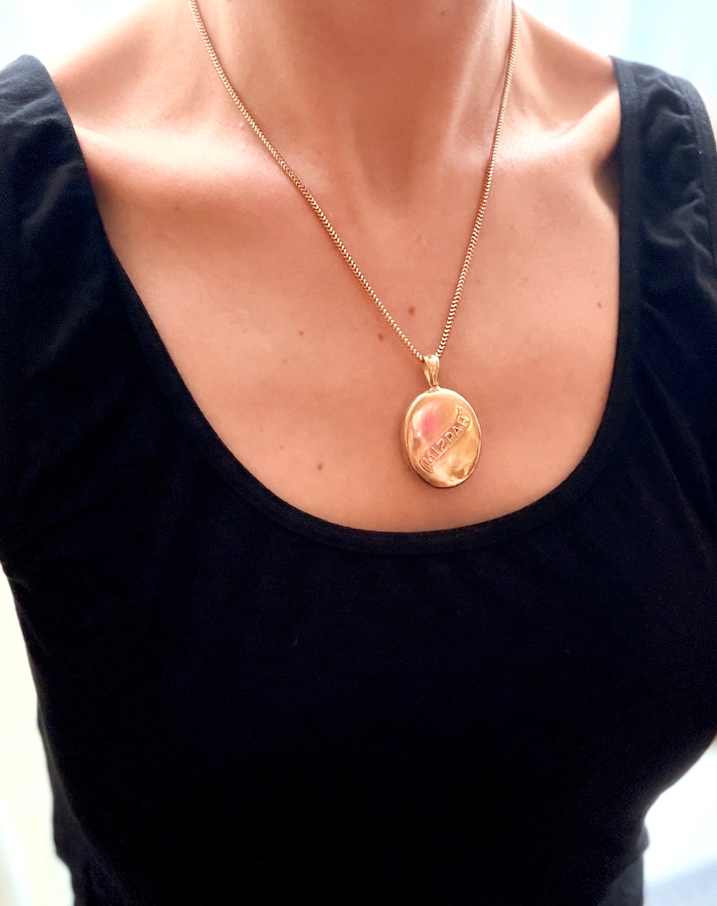 Antique, 15ct Gold 'Mizpah' Locket, 10.41g