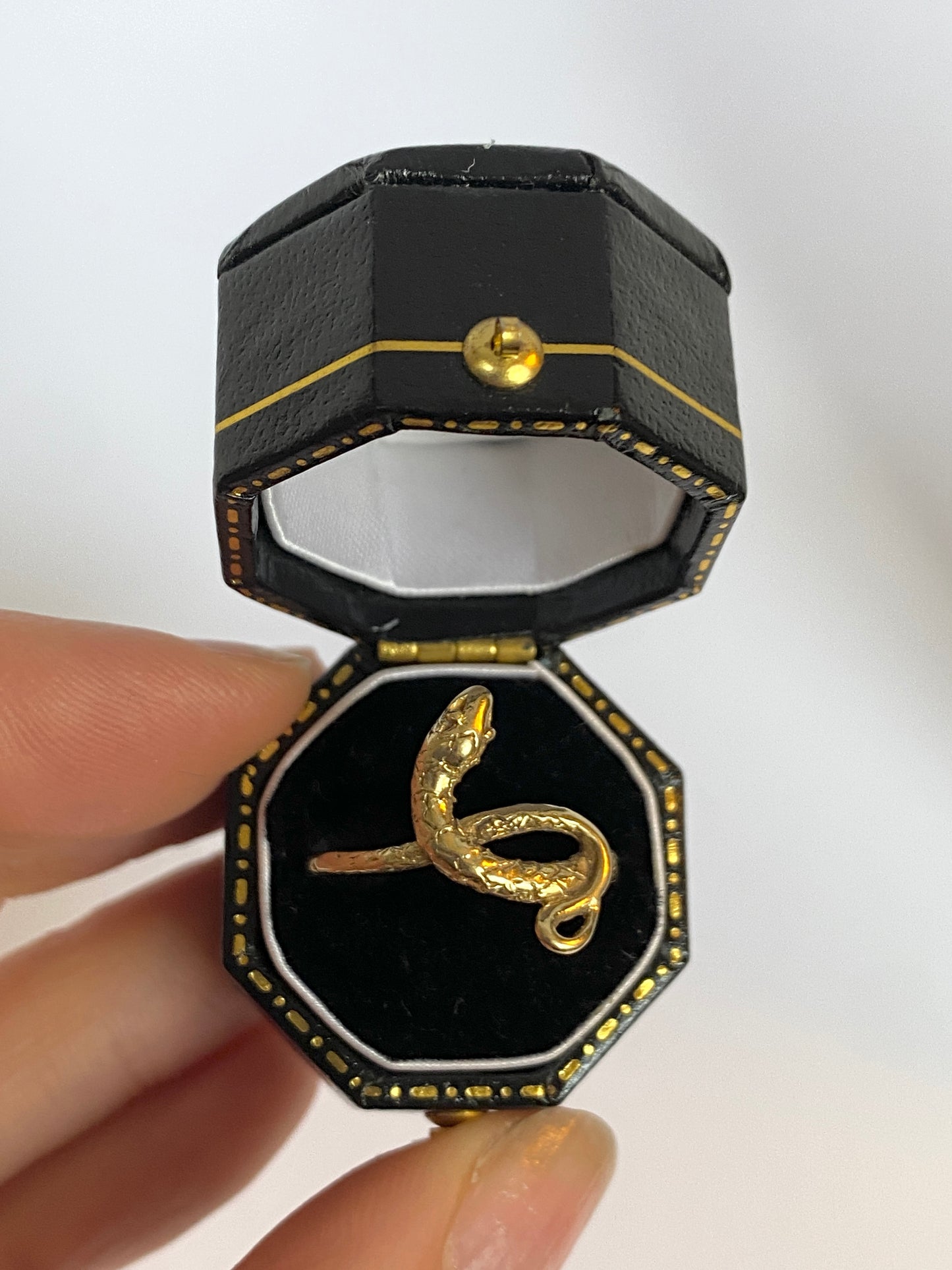 14ct Gold Vintage Snake Ring