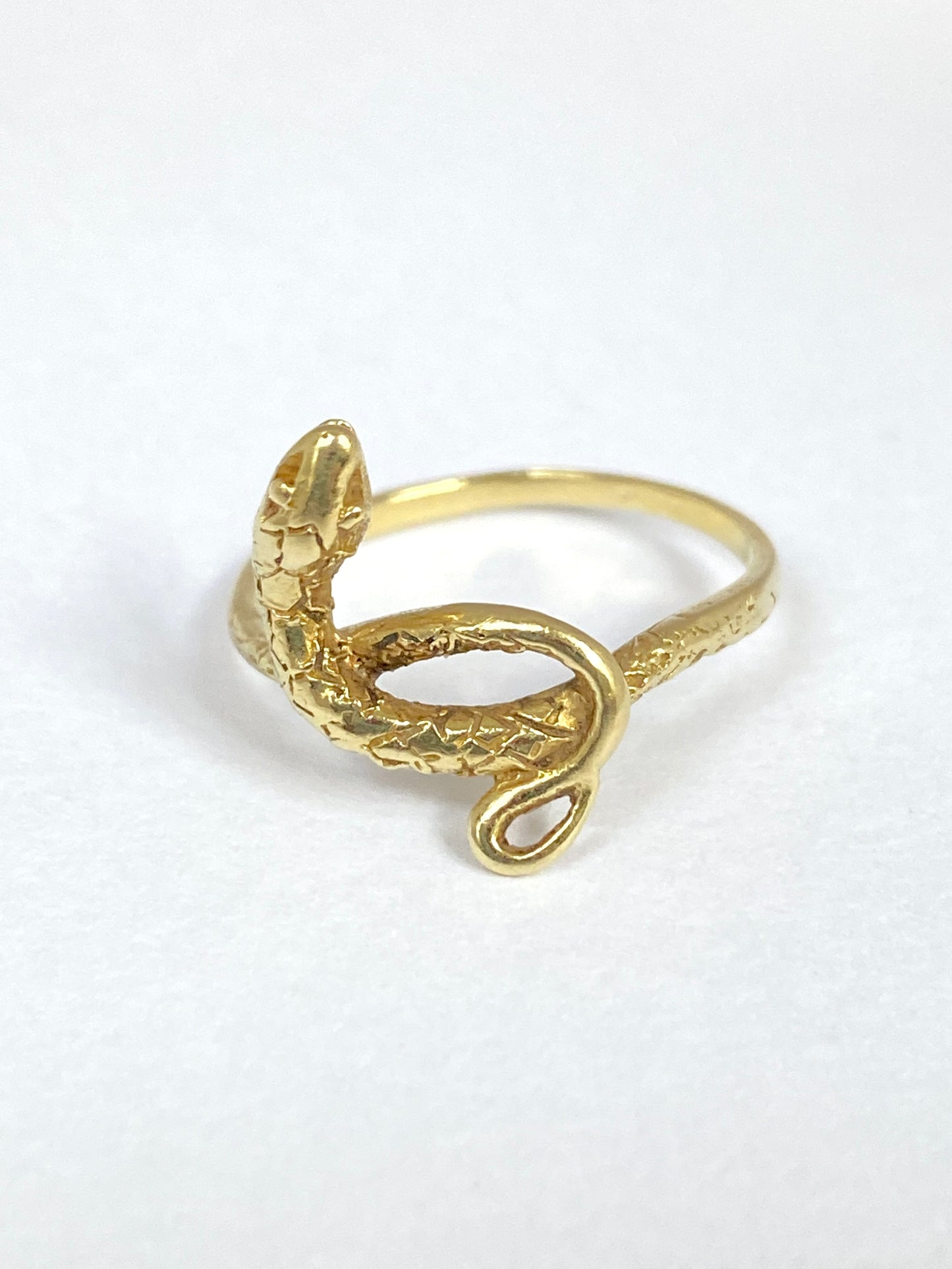 14ct Gold Vintage Snake Ring