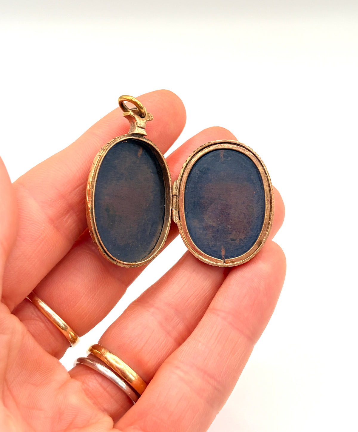 Stunning, Art Deco Japanese 'Shakudō' Mixed Metal Locket