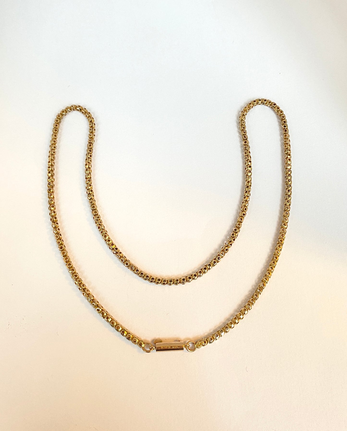 Antique, Victorian Pierced Link Chain, 15 inches and 5.62g.