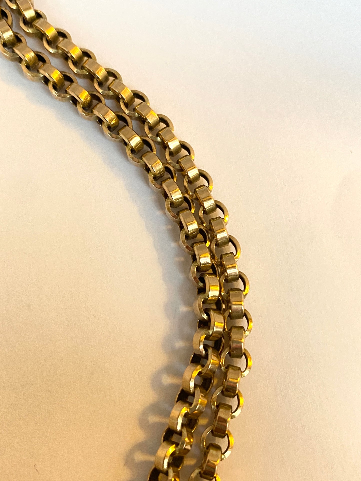 Victorian, 18 inch, 9ct Gold Belcher Chain (16.75g)