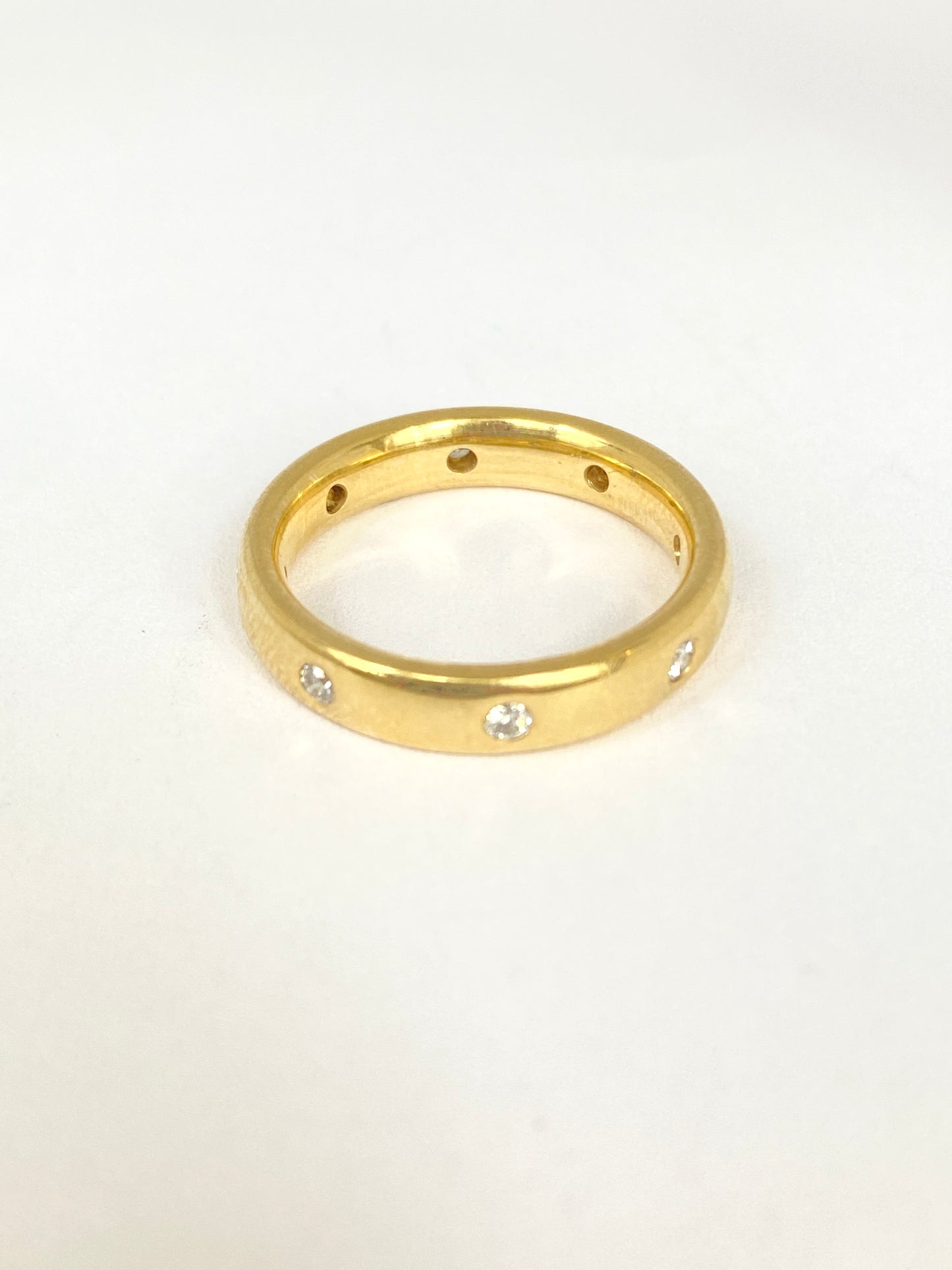 Natalie Final Stunning, vintage, 18ct Gold, Etoile, Diamond Stacking Band / Eternity Ring