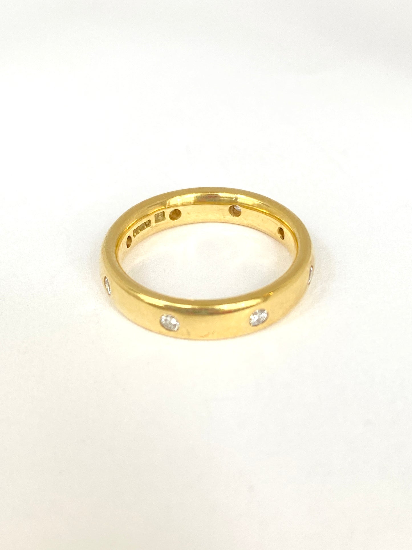 Natalie Final Stunning, vintage, 18ct Gold, Etoile, Diamond Stacking Band / Eternity Ring