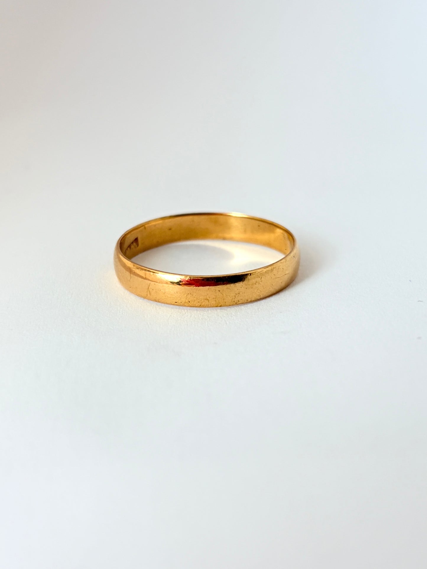 Antique, 22ct Gold Momento Mori Ring, Hallmarked, 22ct Gold, London 1894