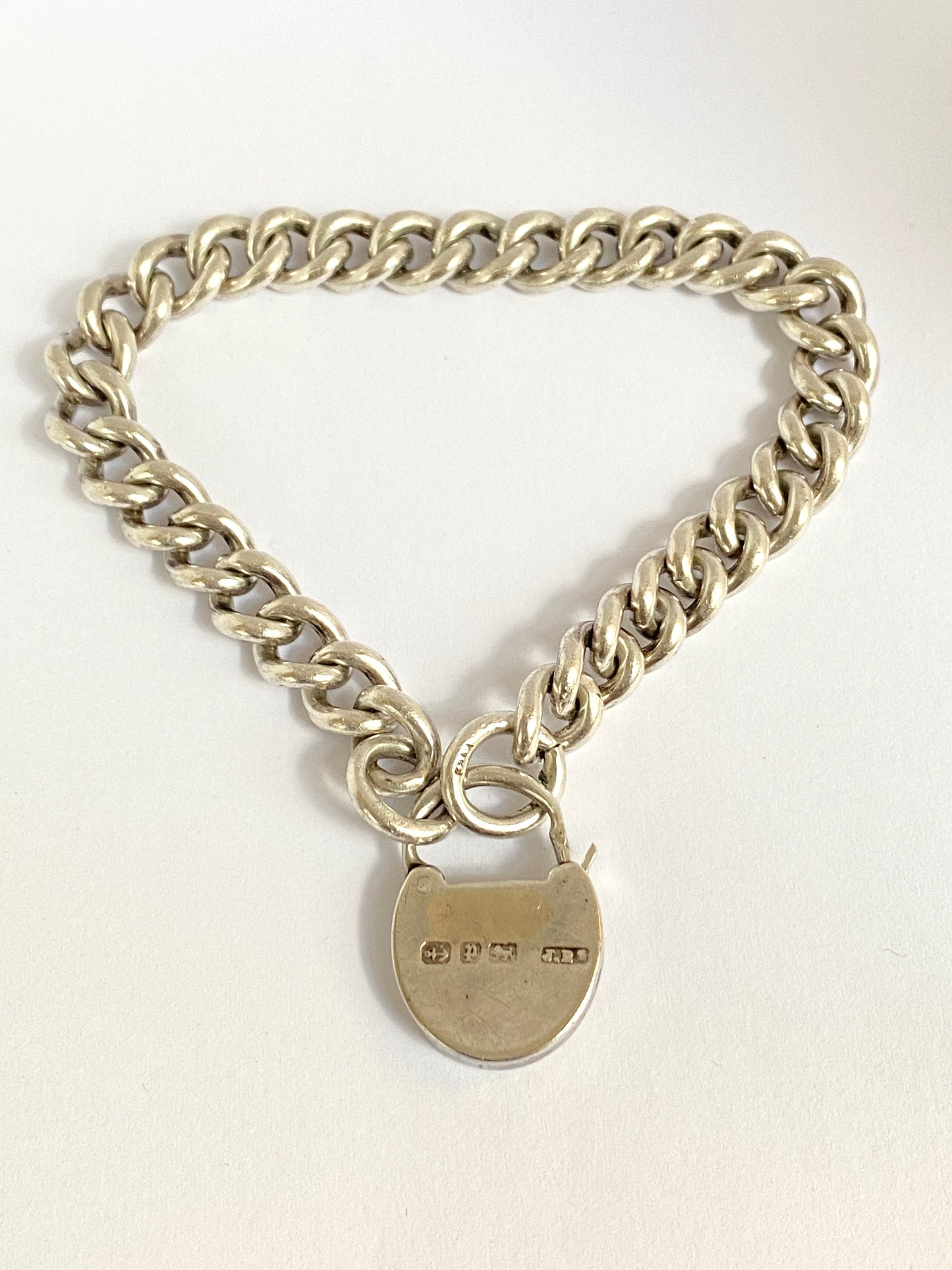 7.5 inch Vintage Solid Silver T-bar Curb and Dog Clip (20.27g) (Copy)