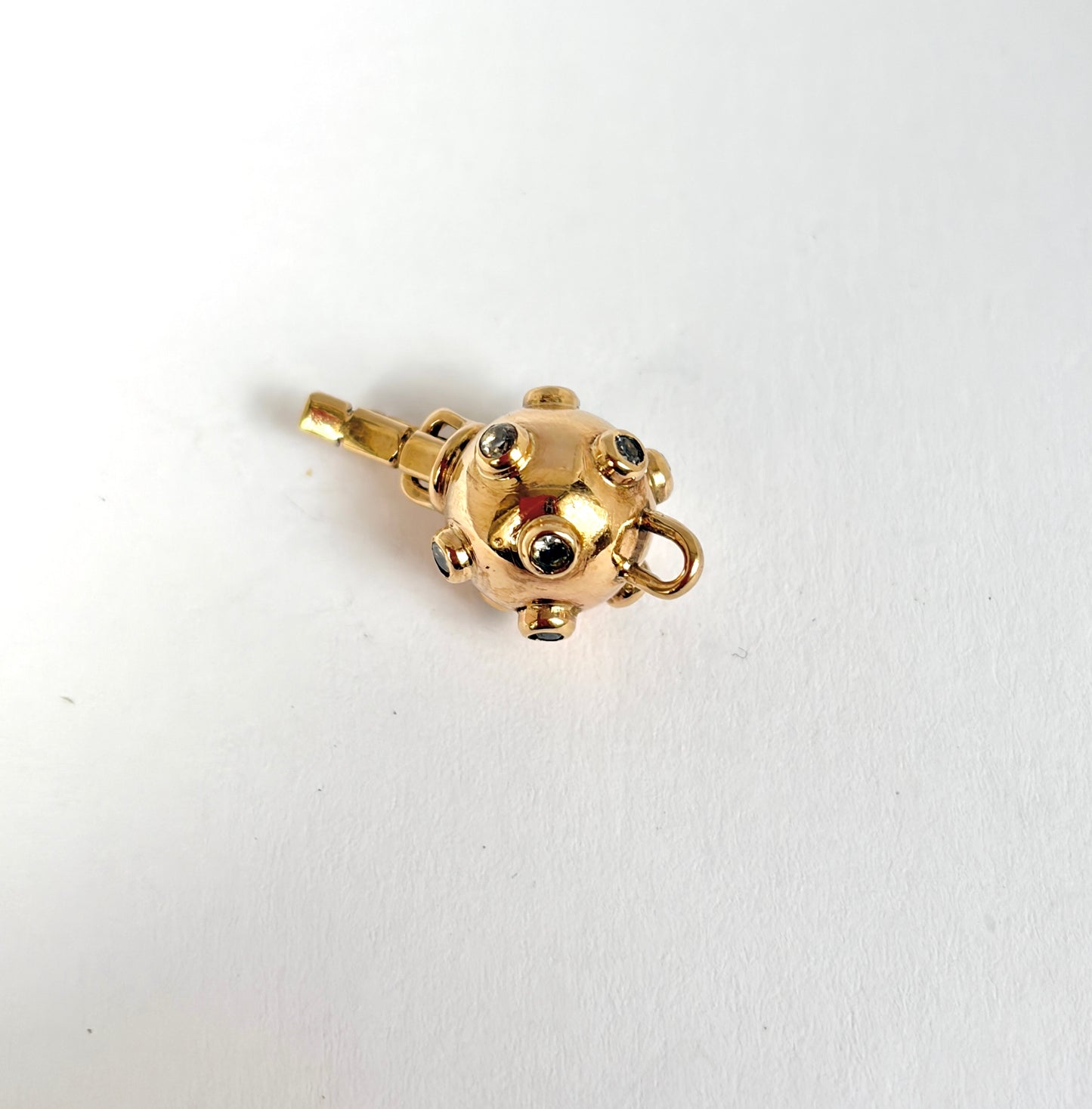 9ct Gold Diamond Sputnik Clasp
