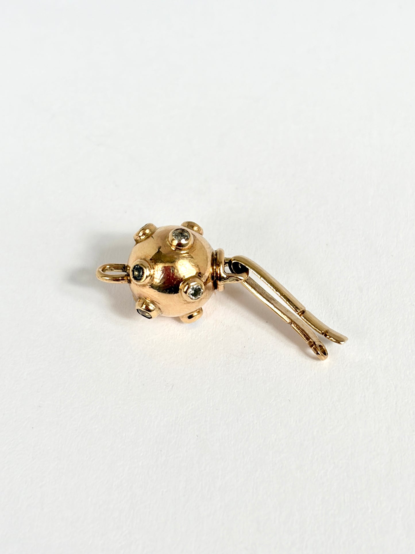 9ct Gold Diamond Sputnik Clasp