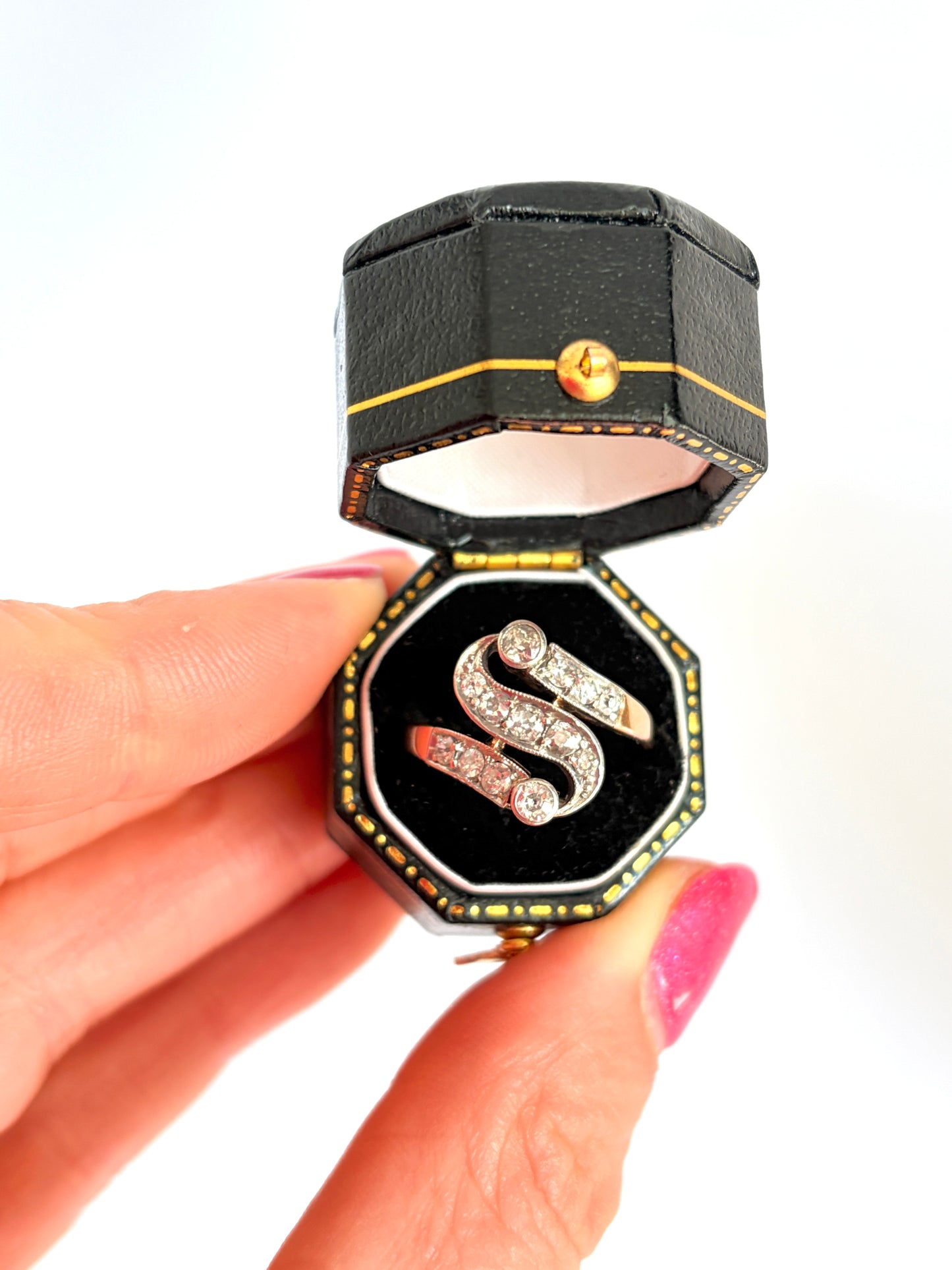 Vintage 18ct Gold 'Moi et Toi' Diamond Ring