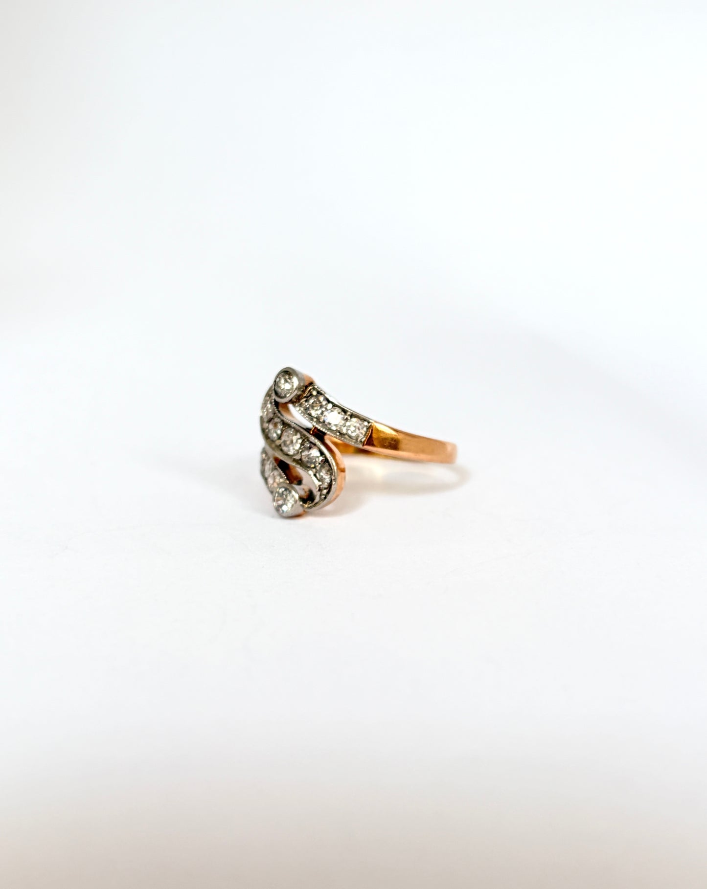 Vintage 18ct Gold 'Moi et Toi' Diamond Ring