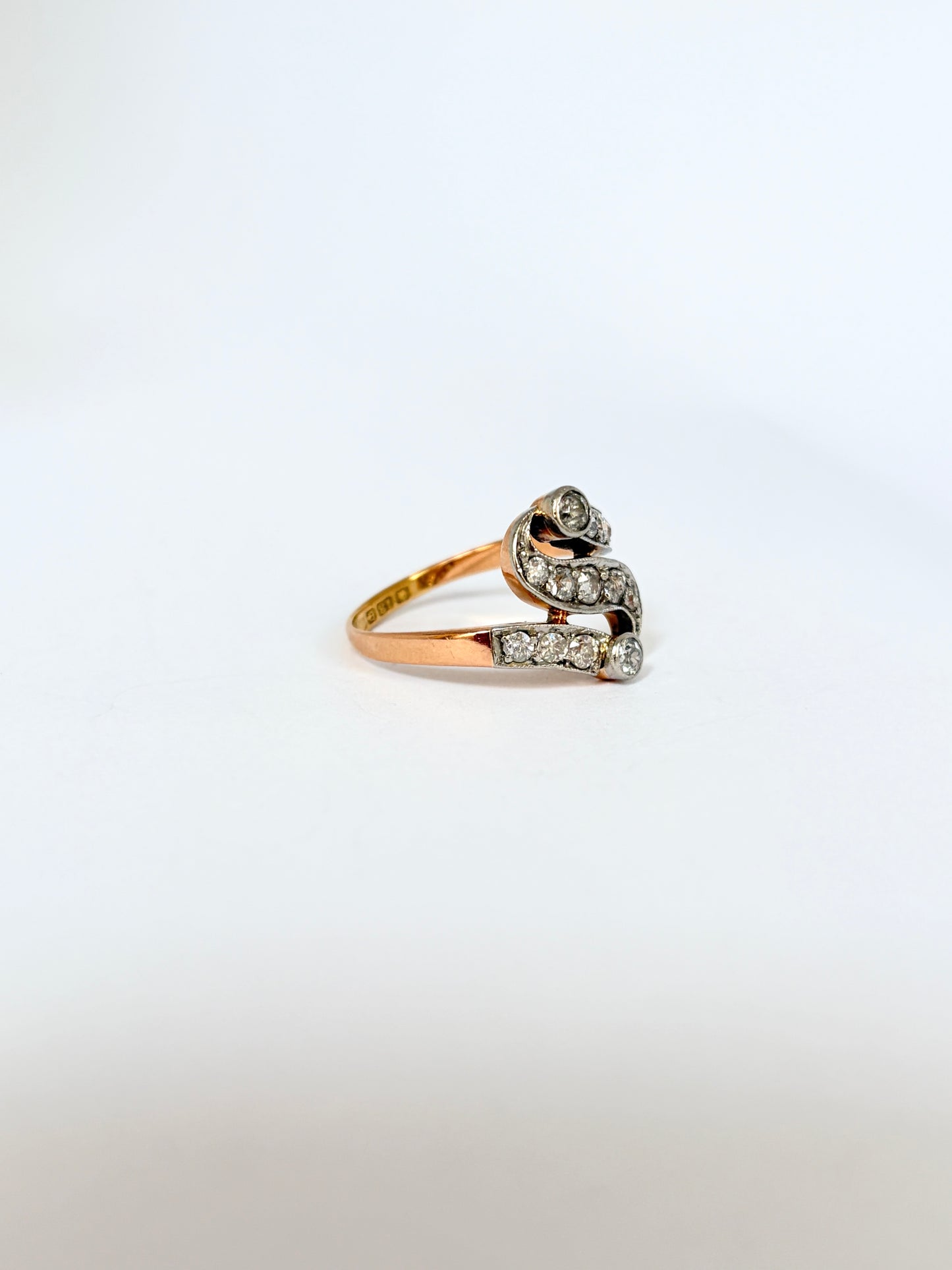 Vintage 18ct Gold 'Moi et Toi' Diamond Ring