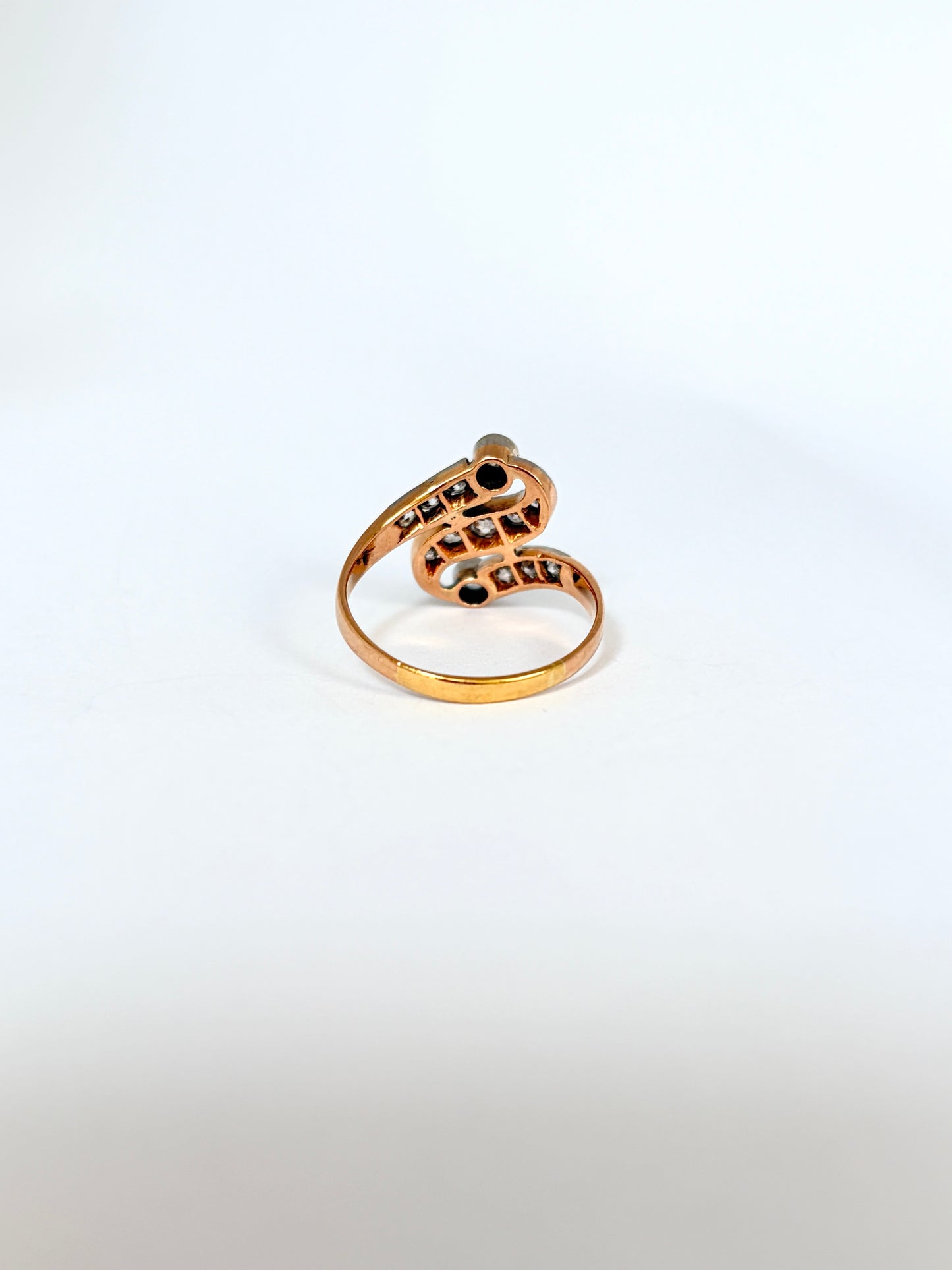 Vintage 18ct Gold 'Moi et Toi' Diamond Ring