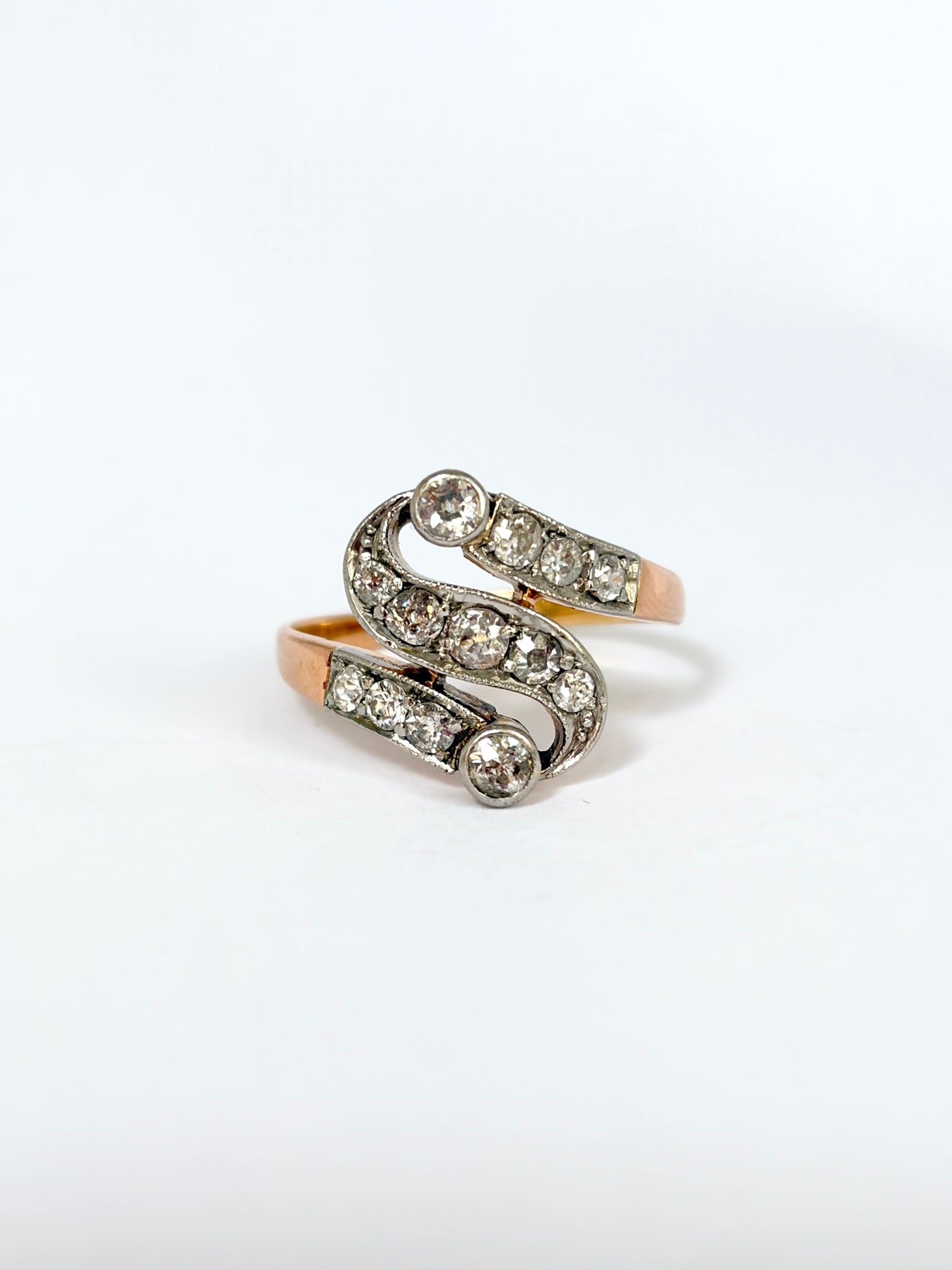 Vintage 18ct Gold 'Moi et Toi' Diamond Ring