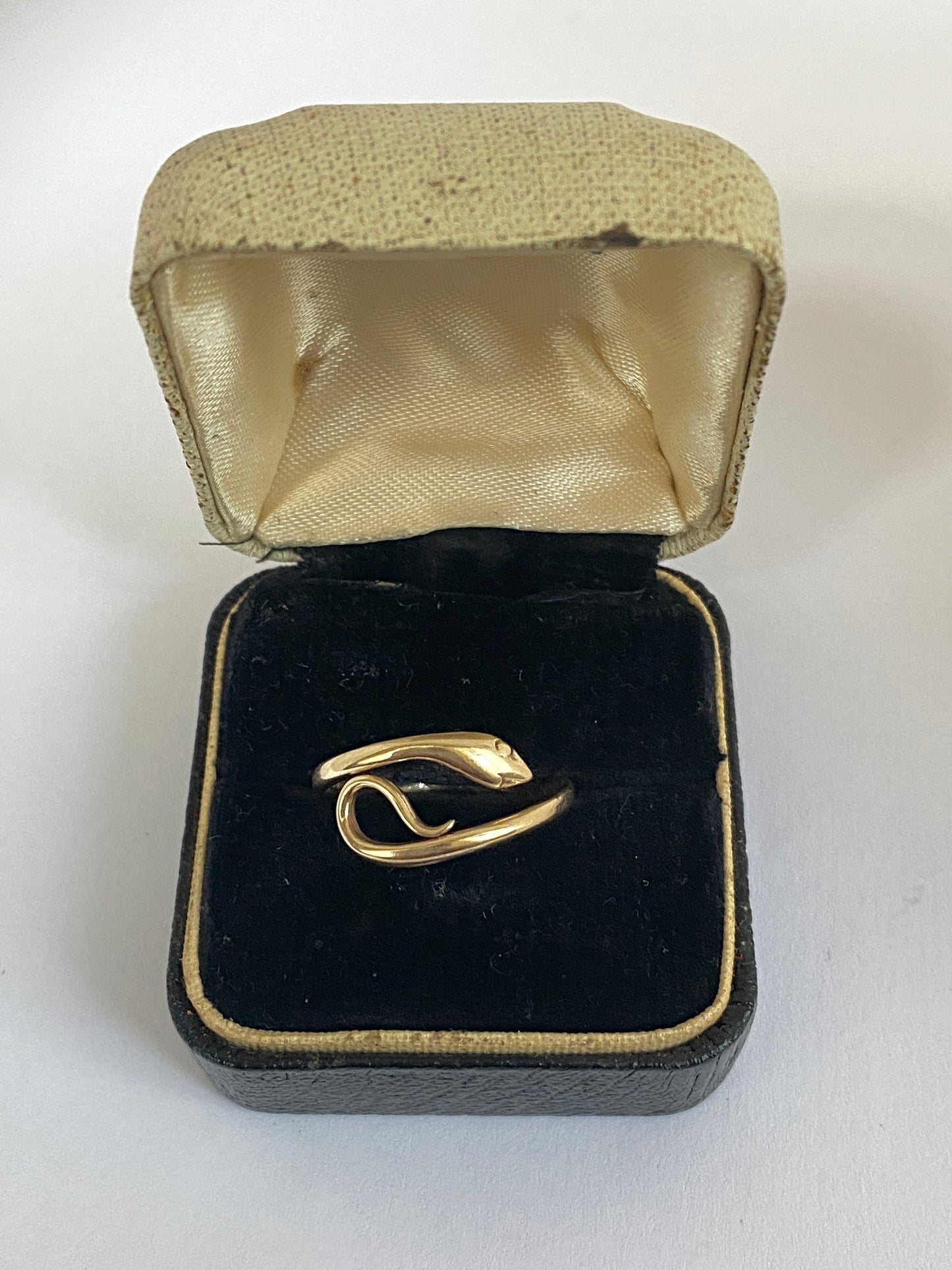 9ct Gold Vintage Snake Ring, 1987