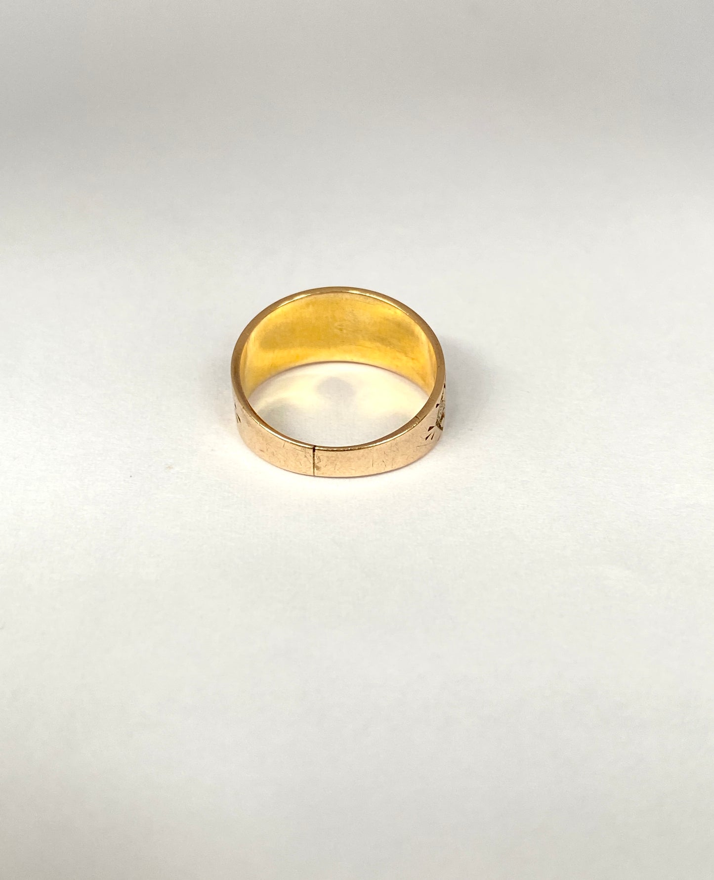 Rare, Antique, Victorian, 15ct Yellow Gold Mizpah Ring