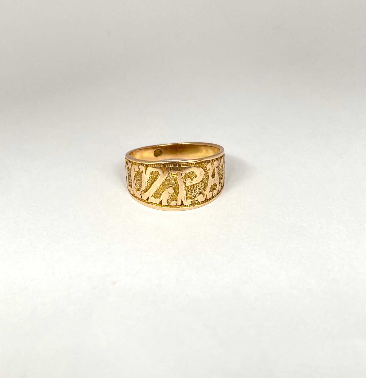 Rare, Antique, Victorian, 15ct Yellow Gold Mizpah Ring