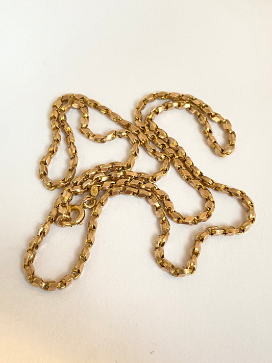 Vintage, 18 inch, 9ct Gold Rolo Chain (4.17g)