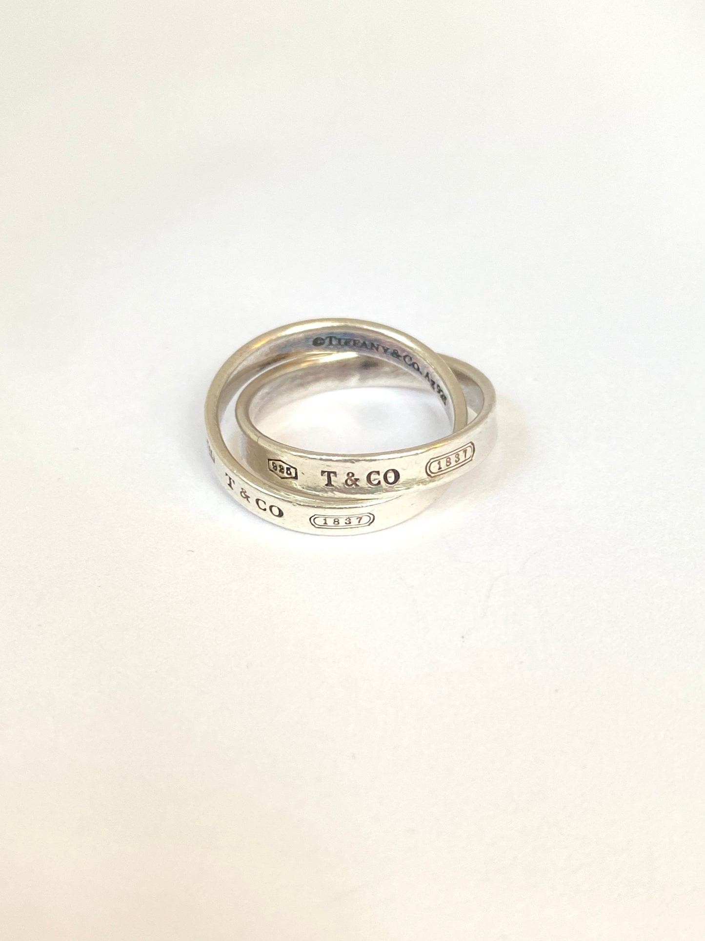 Vintage, Sterling Silver Tiffany Ring, Hallmarked Tiffany, Silver 925 (1837 collection)