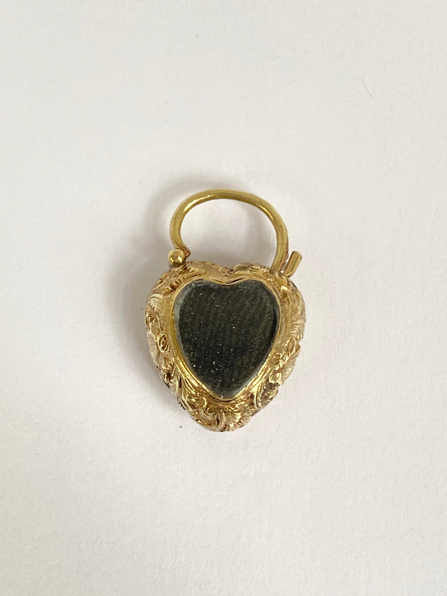 Victorian, Antique, Pinchbeck Photo Locket Padlock