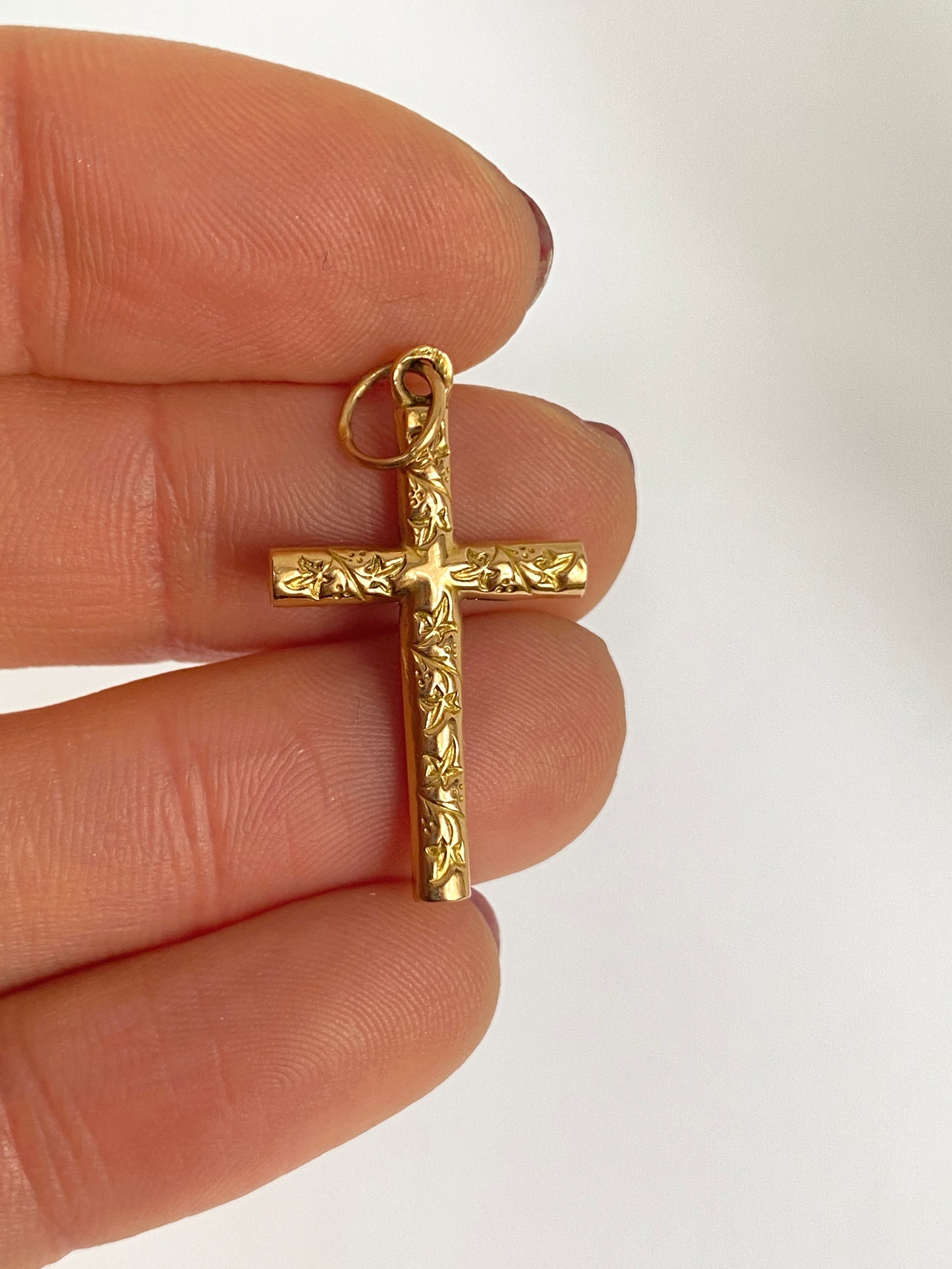 Vintage, 18ct Gold Cross Pendant