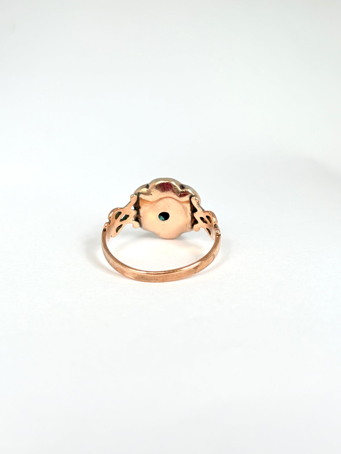 Larlge, Art Deco, 15ct Gold, Dearest Acrostic Multi Gem Ring