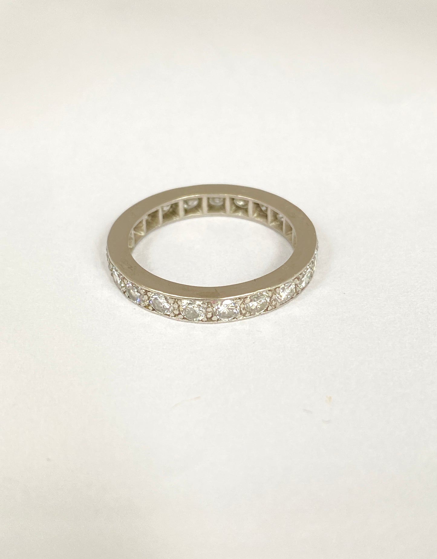 Vintage, Art Deco, Platinum Diamond Eternity Ring