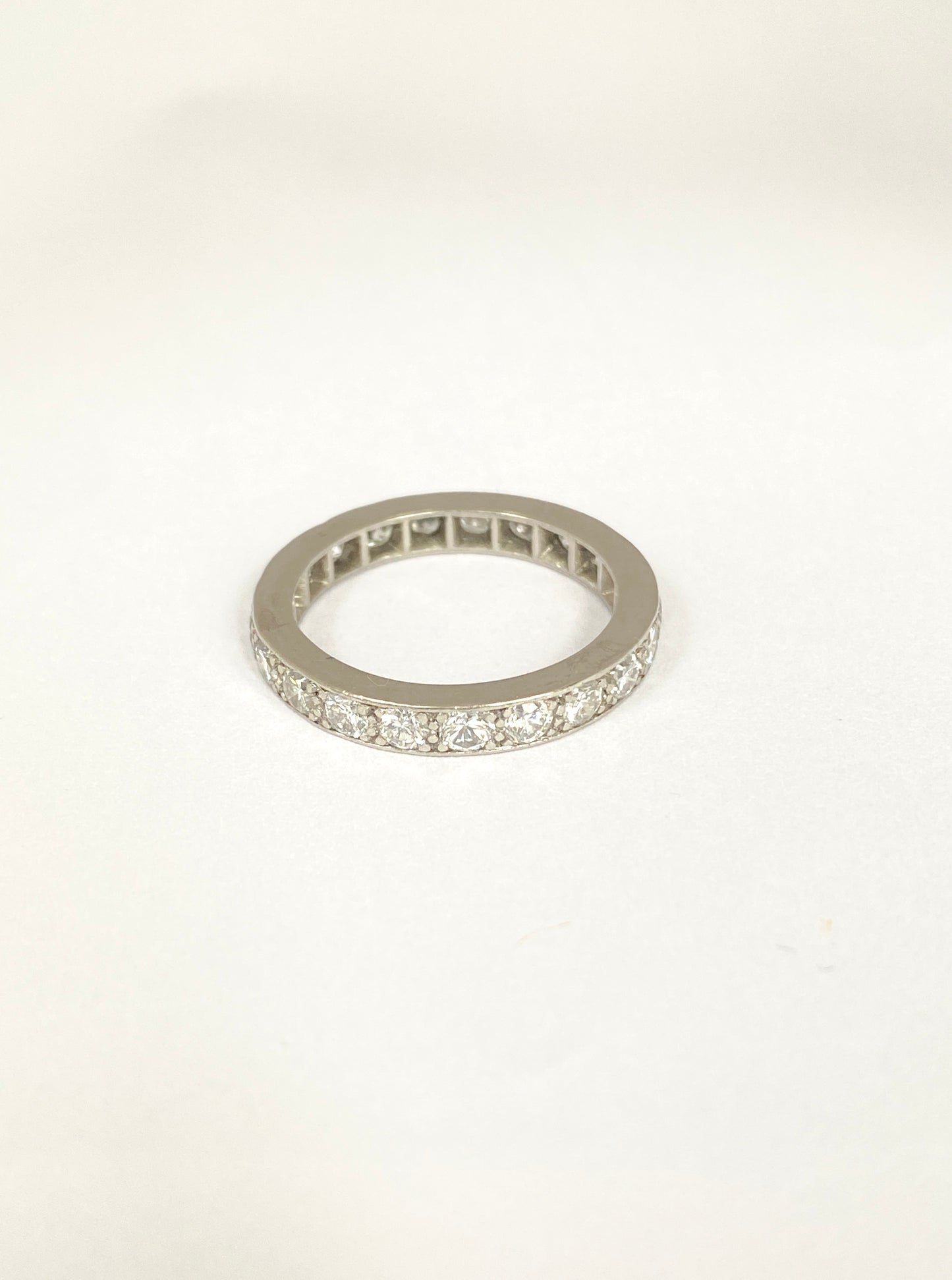 Vintage, Art Deco, Platinum Diamond Eternity Ring
