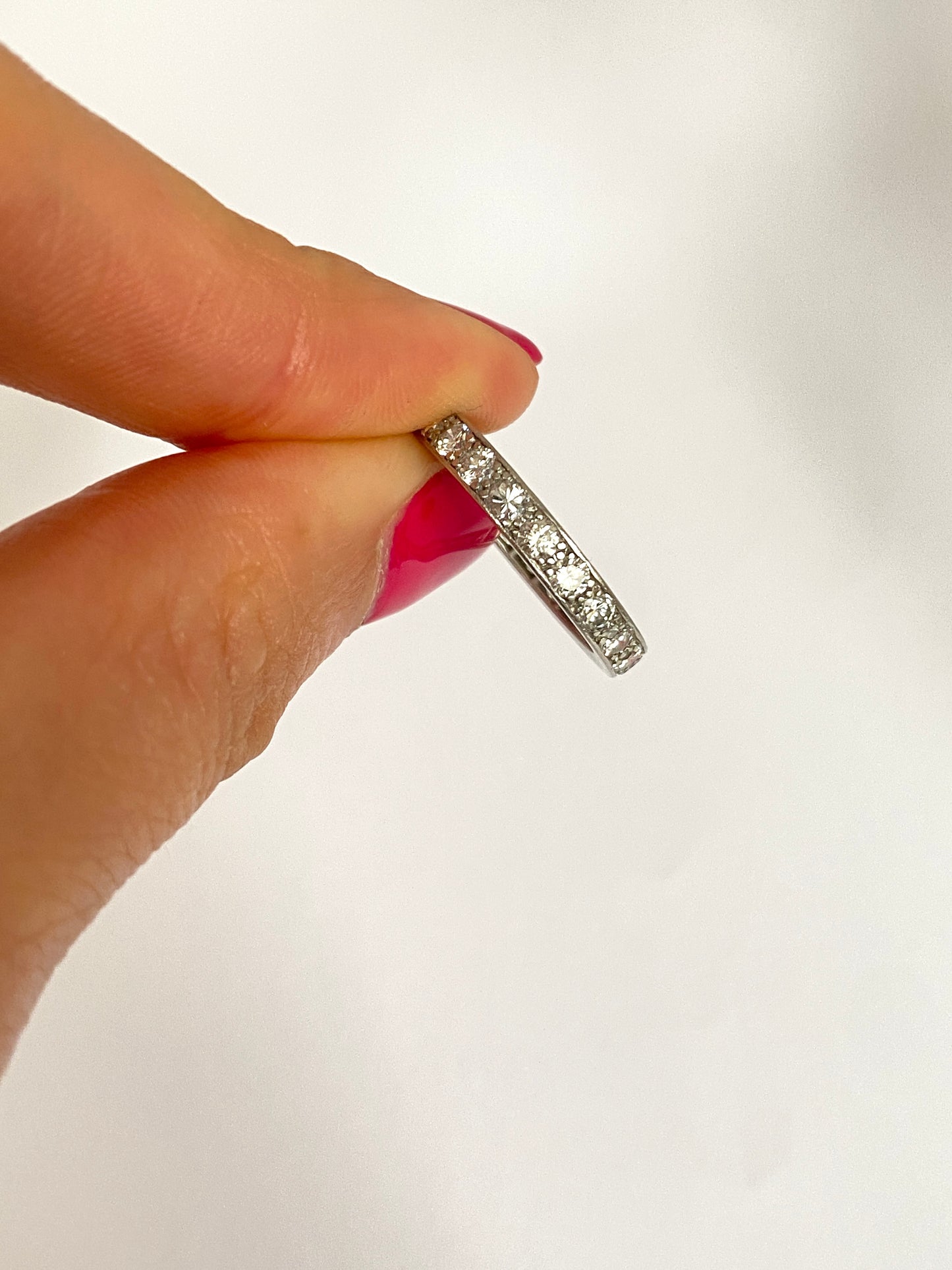 Vintage, Art Deco, Platinum Diamond Eternity Ring