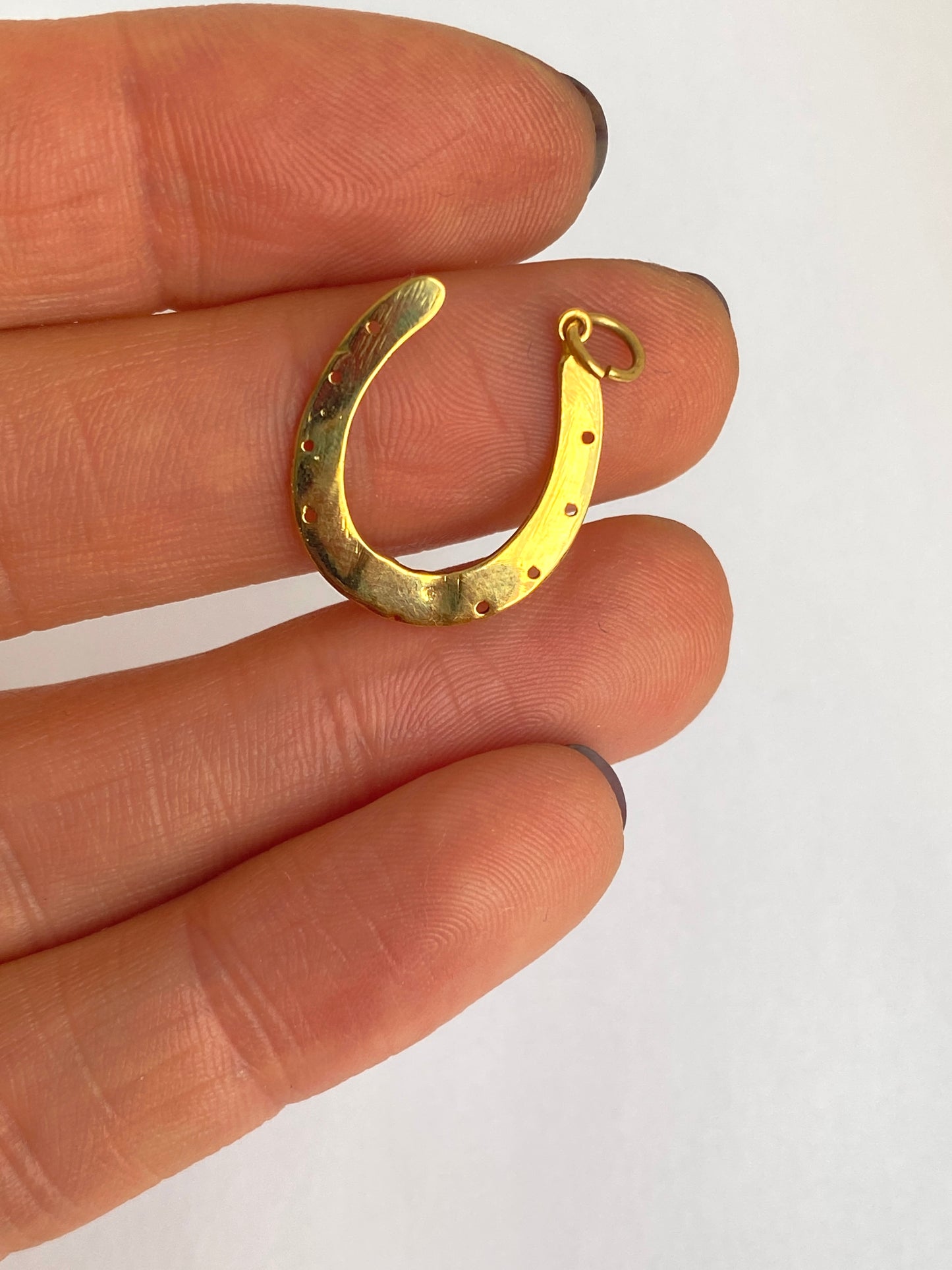 Antique 15ct Gold Horse Shoe charm/pendant, 1.16g