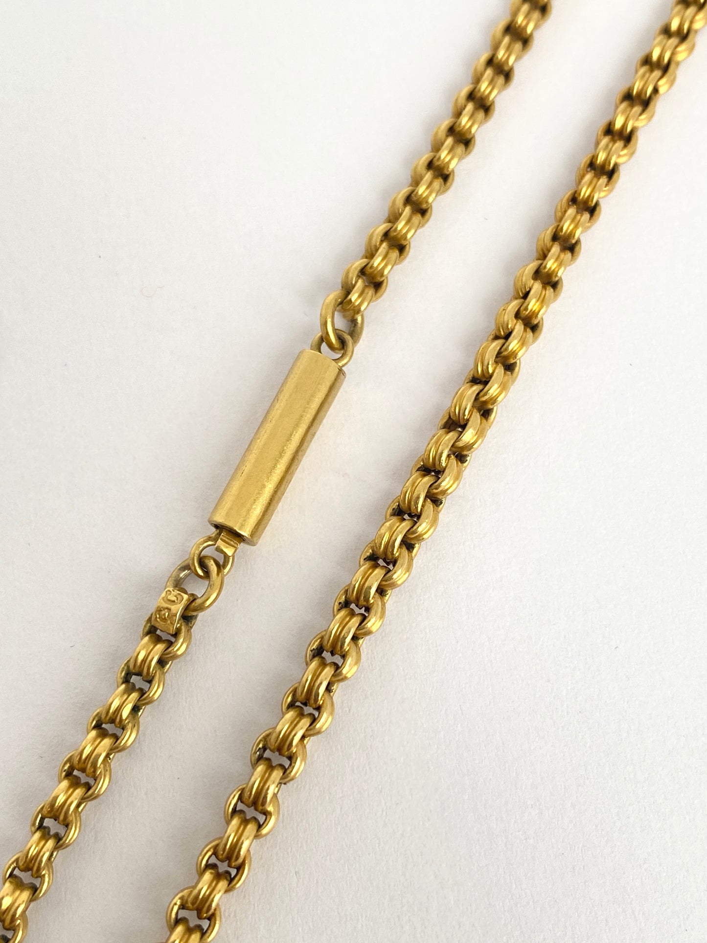 Antique, 17.5 inch, 9ct Gold Rolo Chain, 8.64g