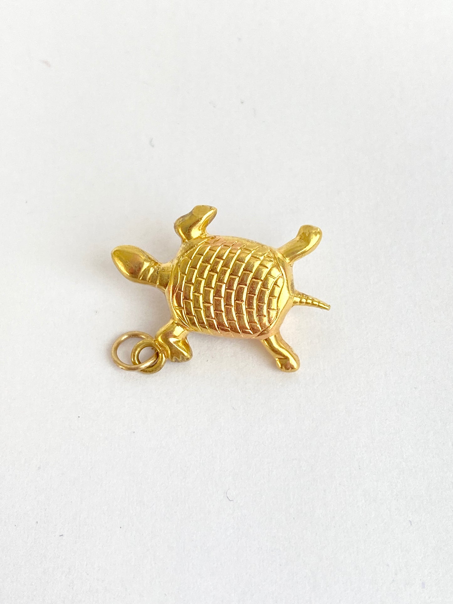 Stunning, Vintage 18ct Solid Gold Sea Turtle with Diamond