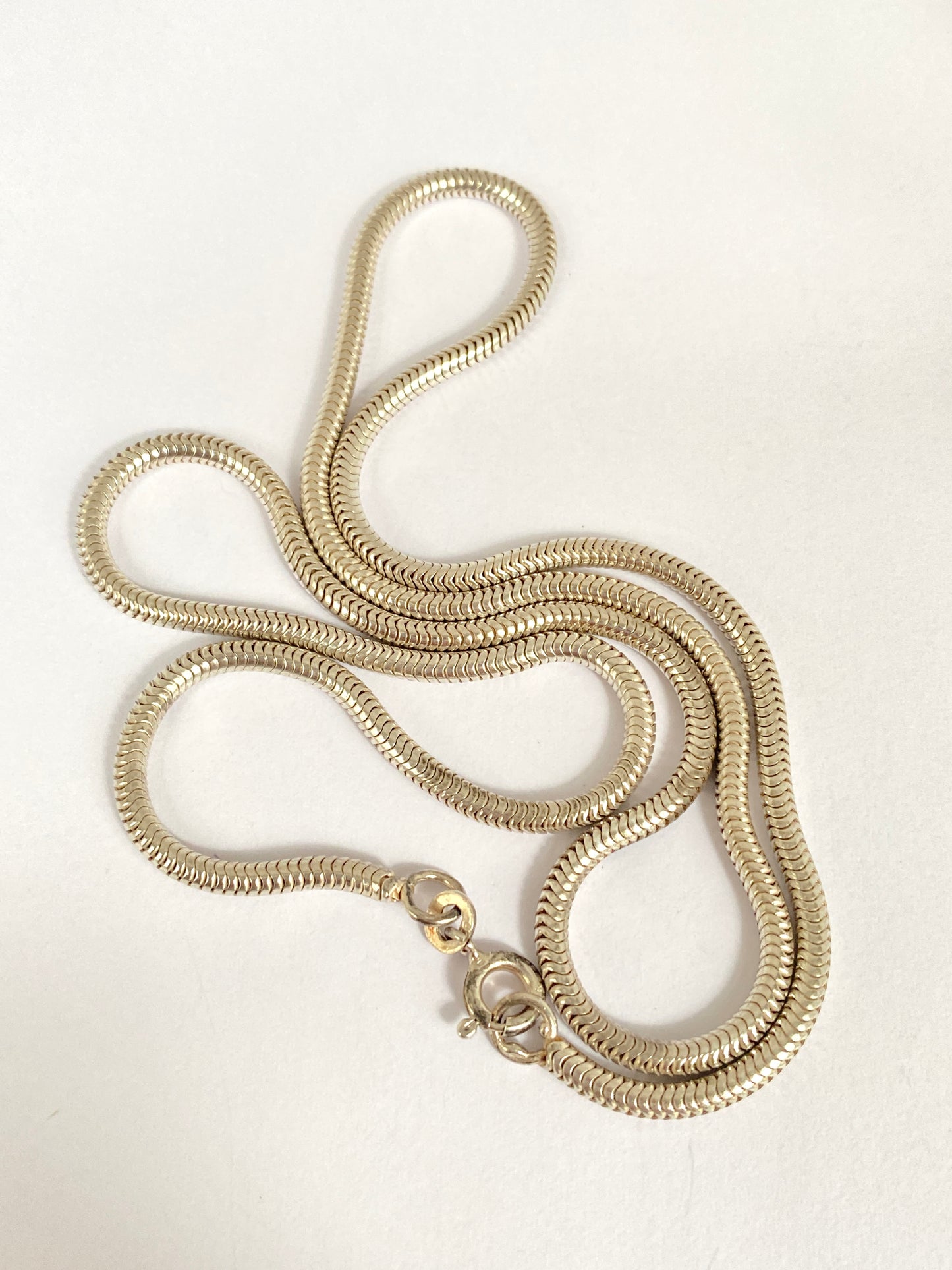 Vintage, Sterling Silver Snake Chain (20 inches) 14.76g