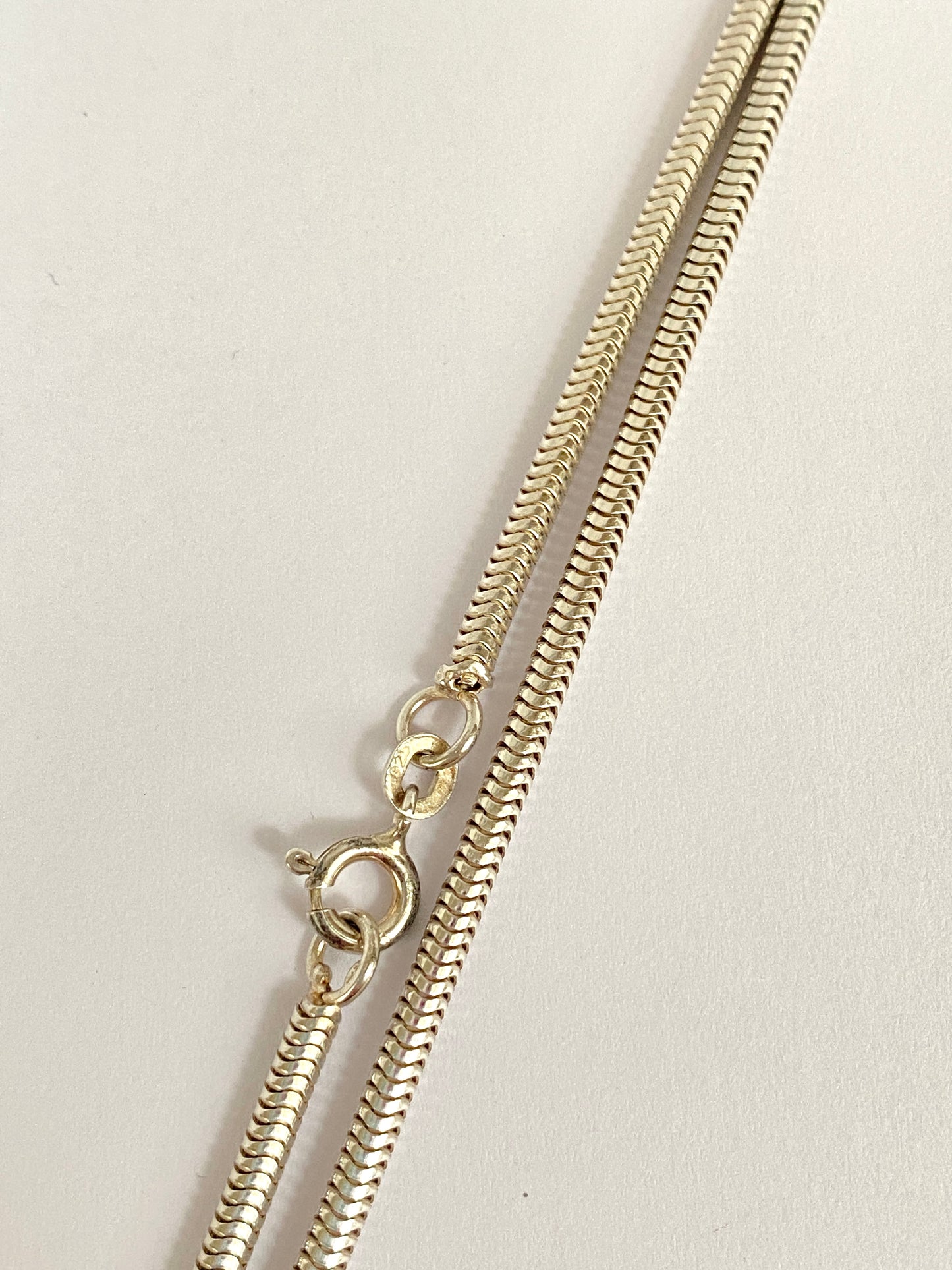 Vintage, Sterling Silver Snake Chain (20 inches) 14.76g