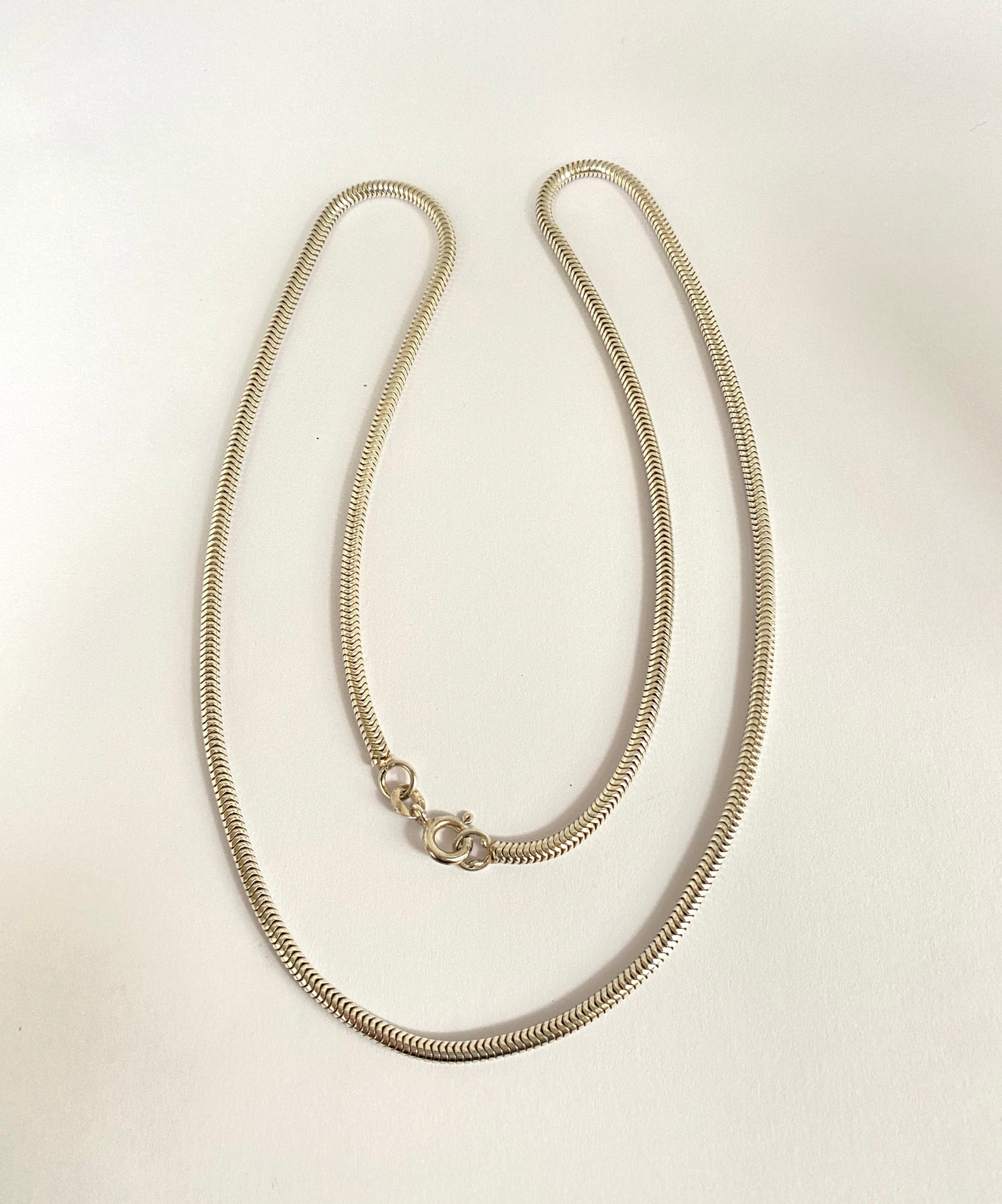 Vintage, Sterling Silver Snake Chain (20 inches) 14.76g