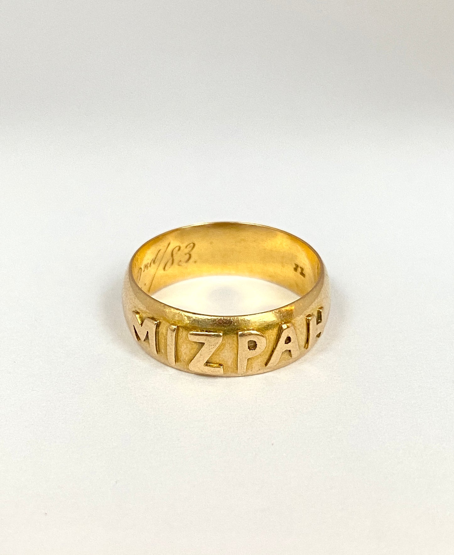 Antique, 18ct Yellow Gold Mizpah Ring, Hallmarked Birmingham, 18ct Gold